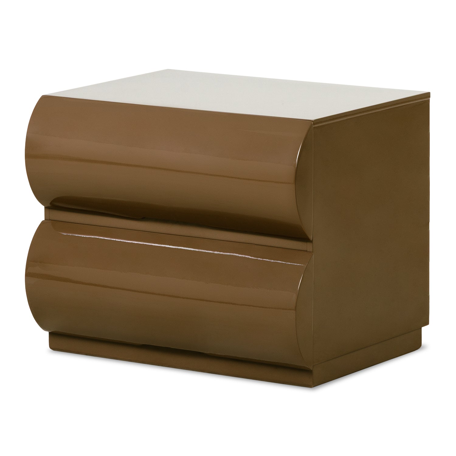 Mesa De Noche Sienna 2 Gavetas, Capuchino