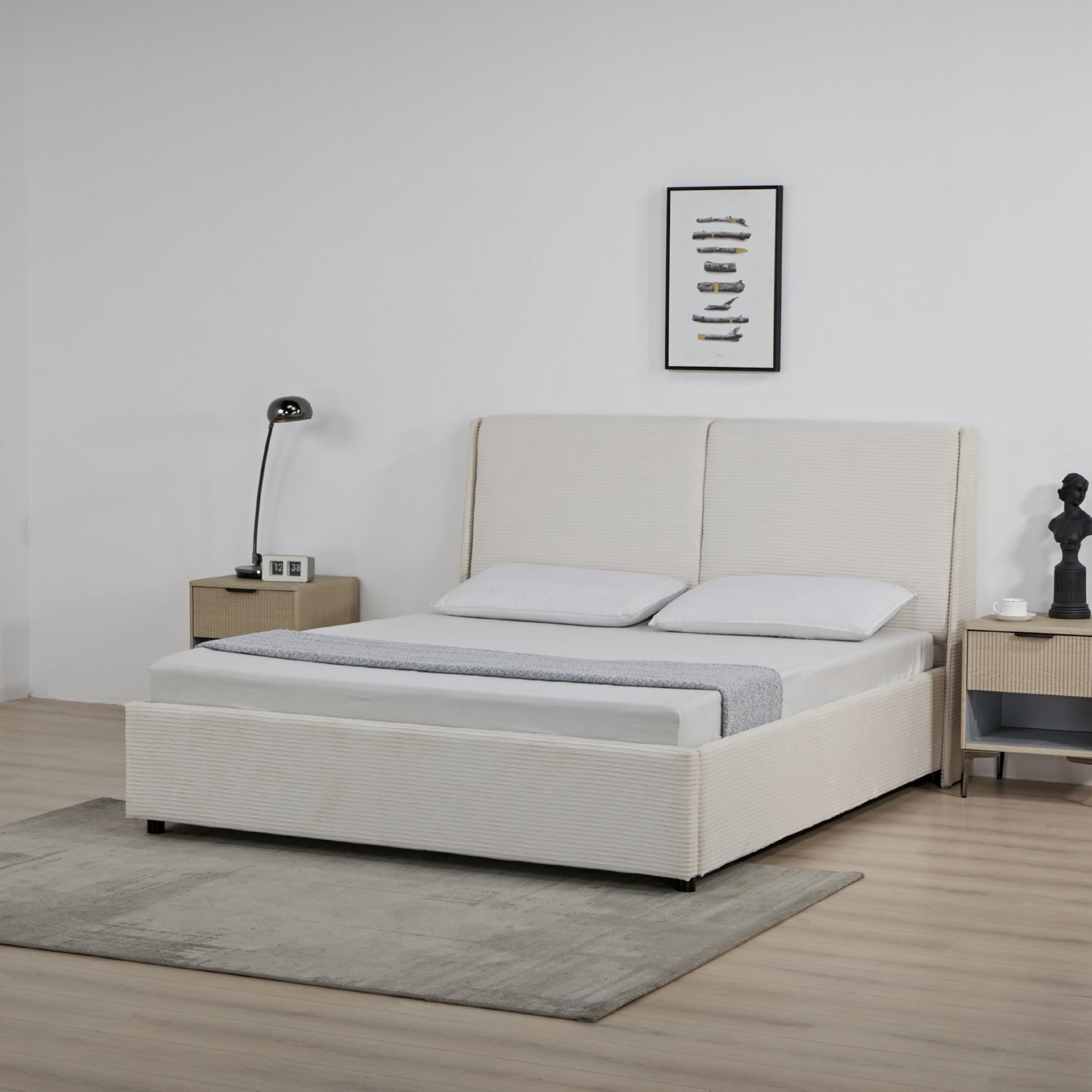 Cama King Arlette Beige