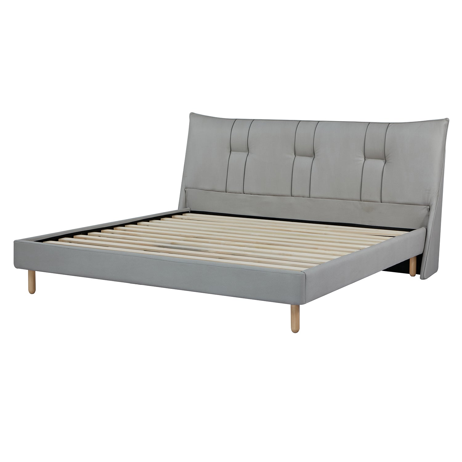 Cama King Kenzo Plomo