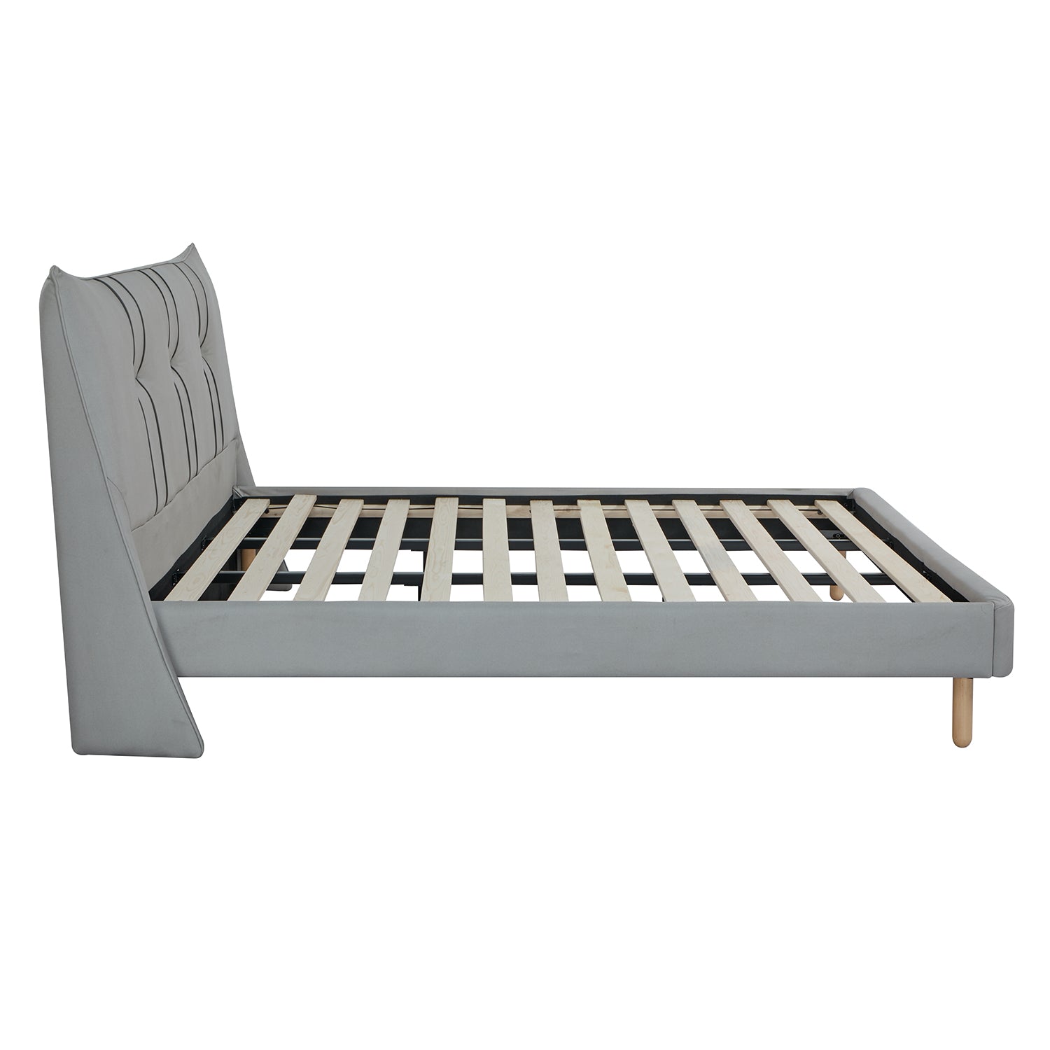 Cama King Kenzo Plomo