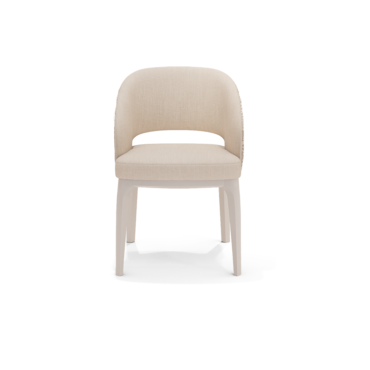 Silla Fray Lino Touch Almendra Cardiff Taupe, Off White
