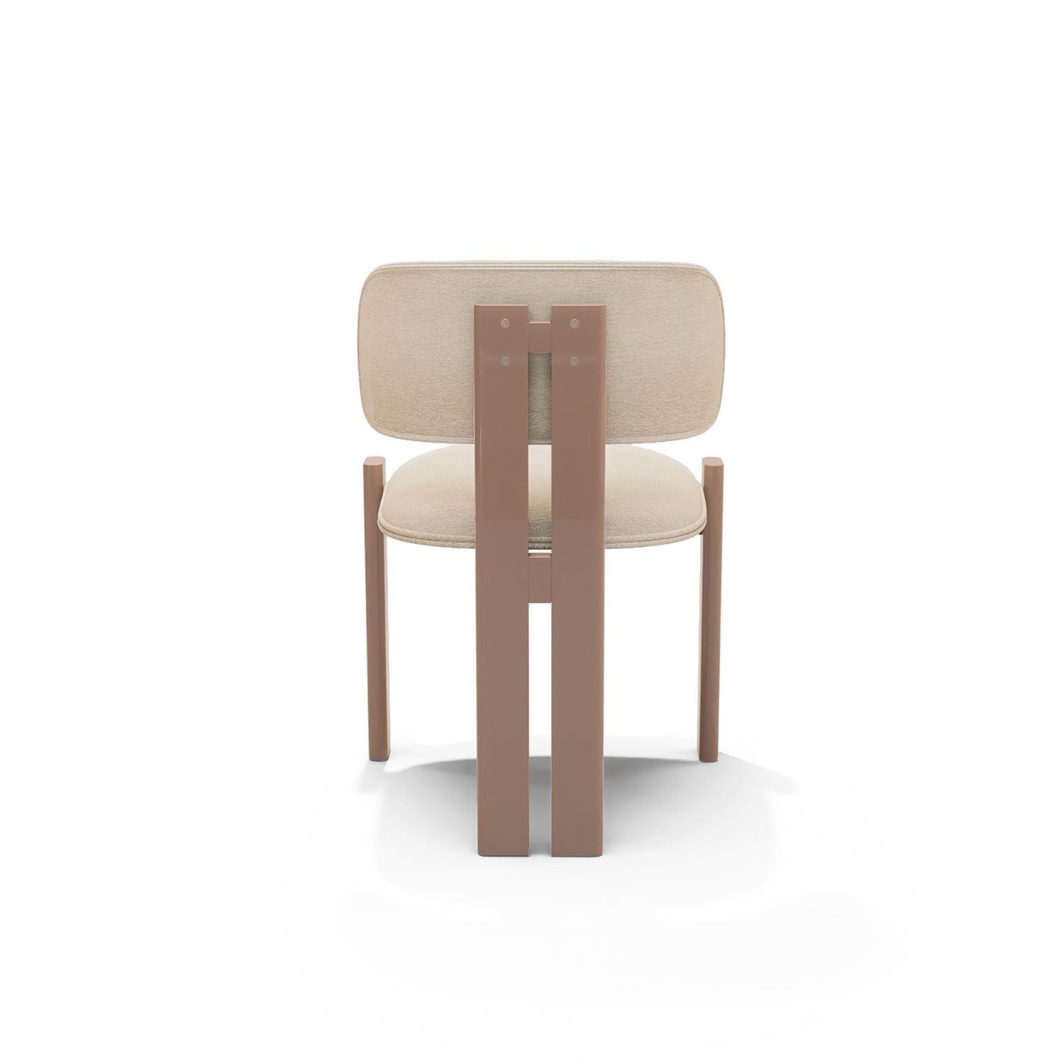 Silla De Comedor Sienna Velvet Provenza Vainilla,Capuchino