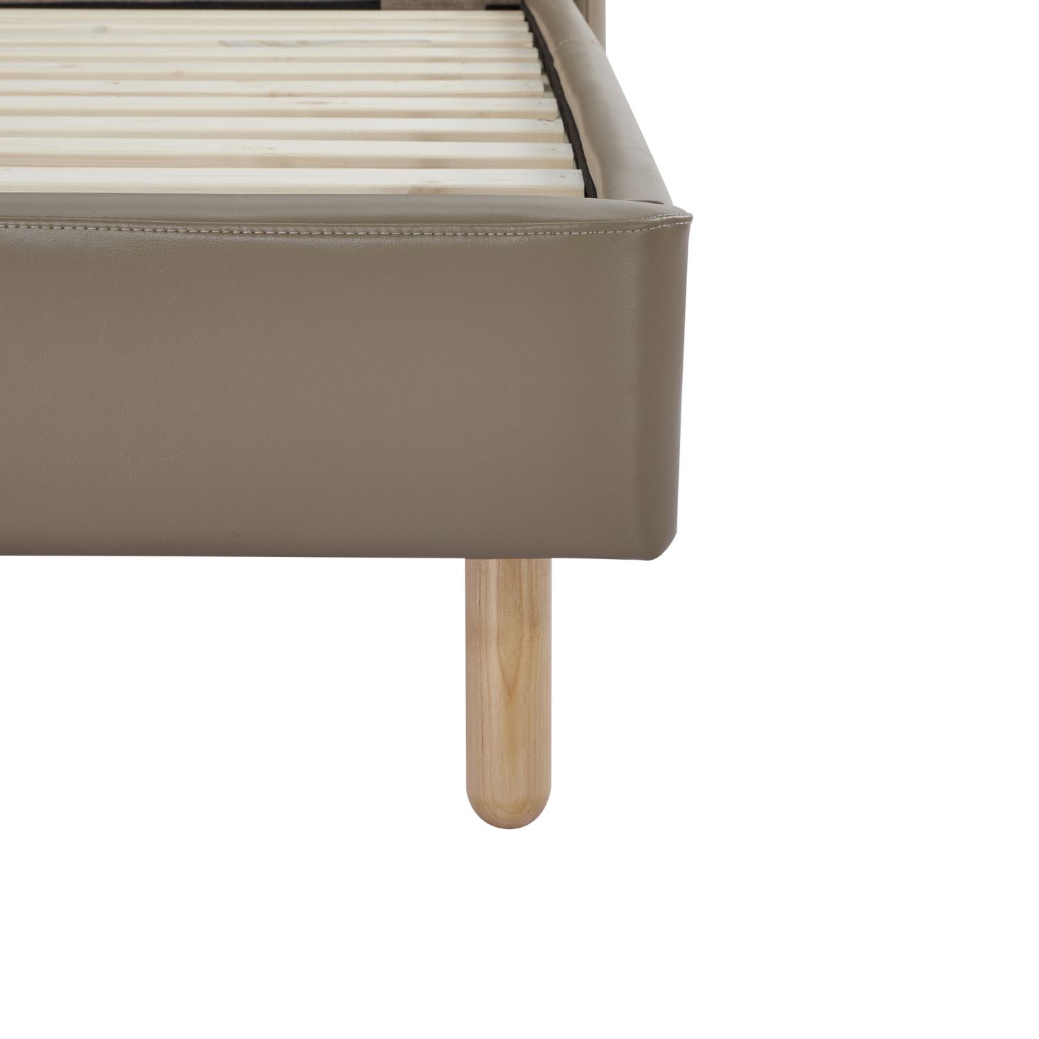 Cama Doble Loft Taupe