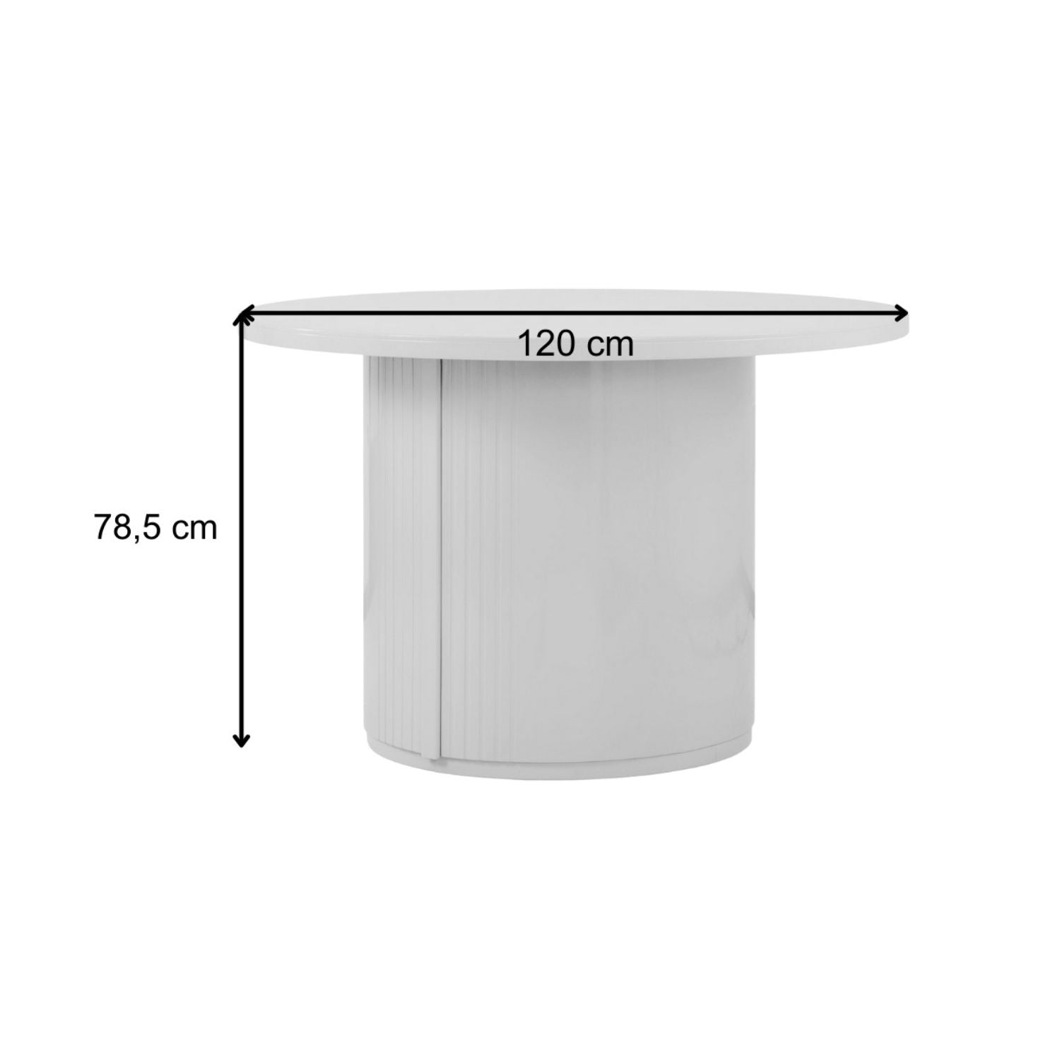 Mesa de Comedor  4 Puestos Oklam Capuchino, Latte