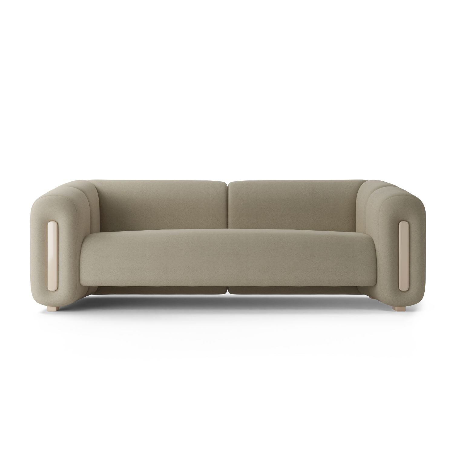 Sofá 2 Puestos Sienna Serena Cocoa, Latte