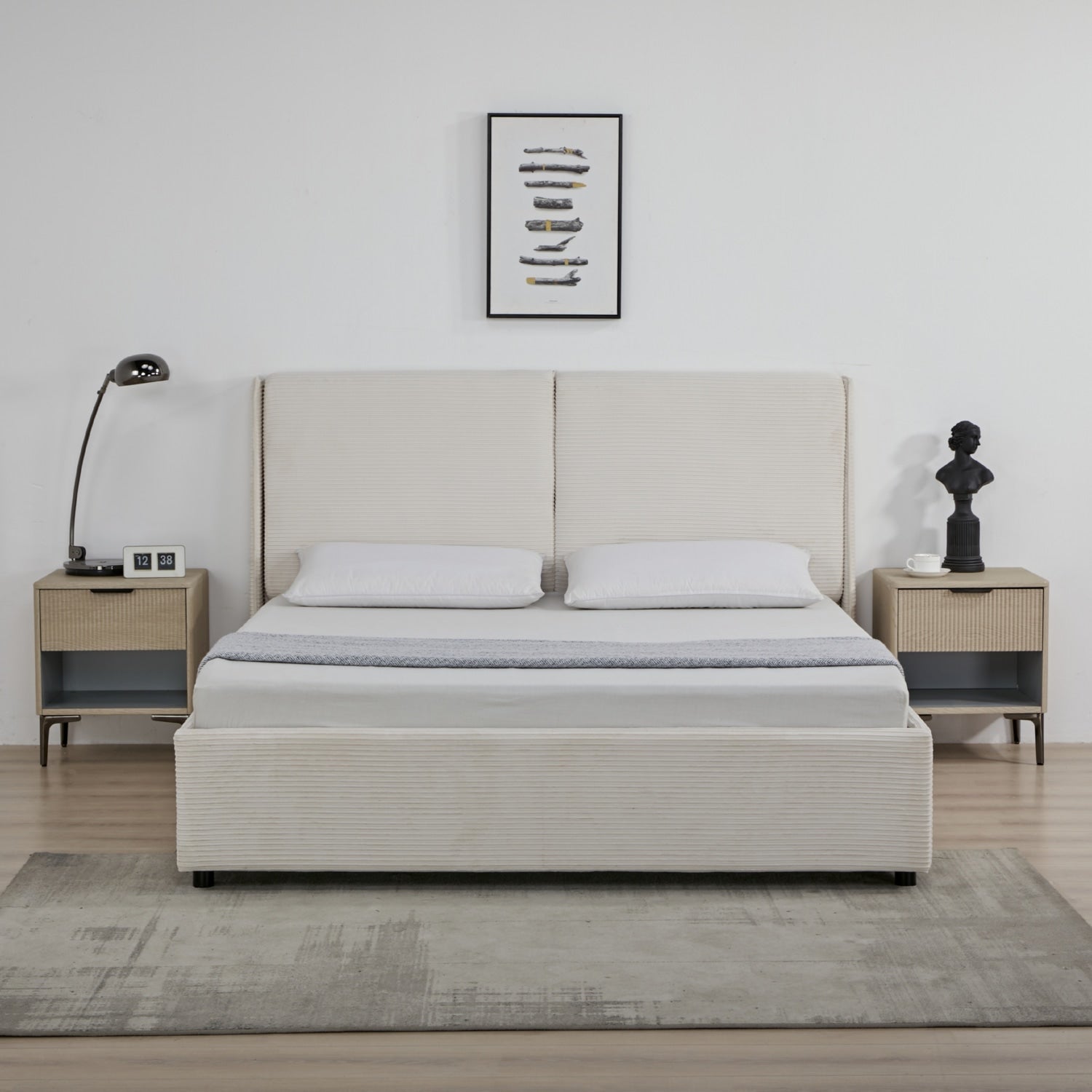 Cama King Arlette Beige