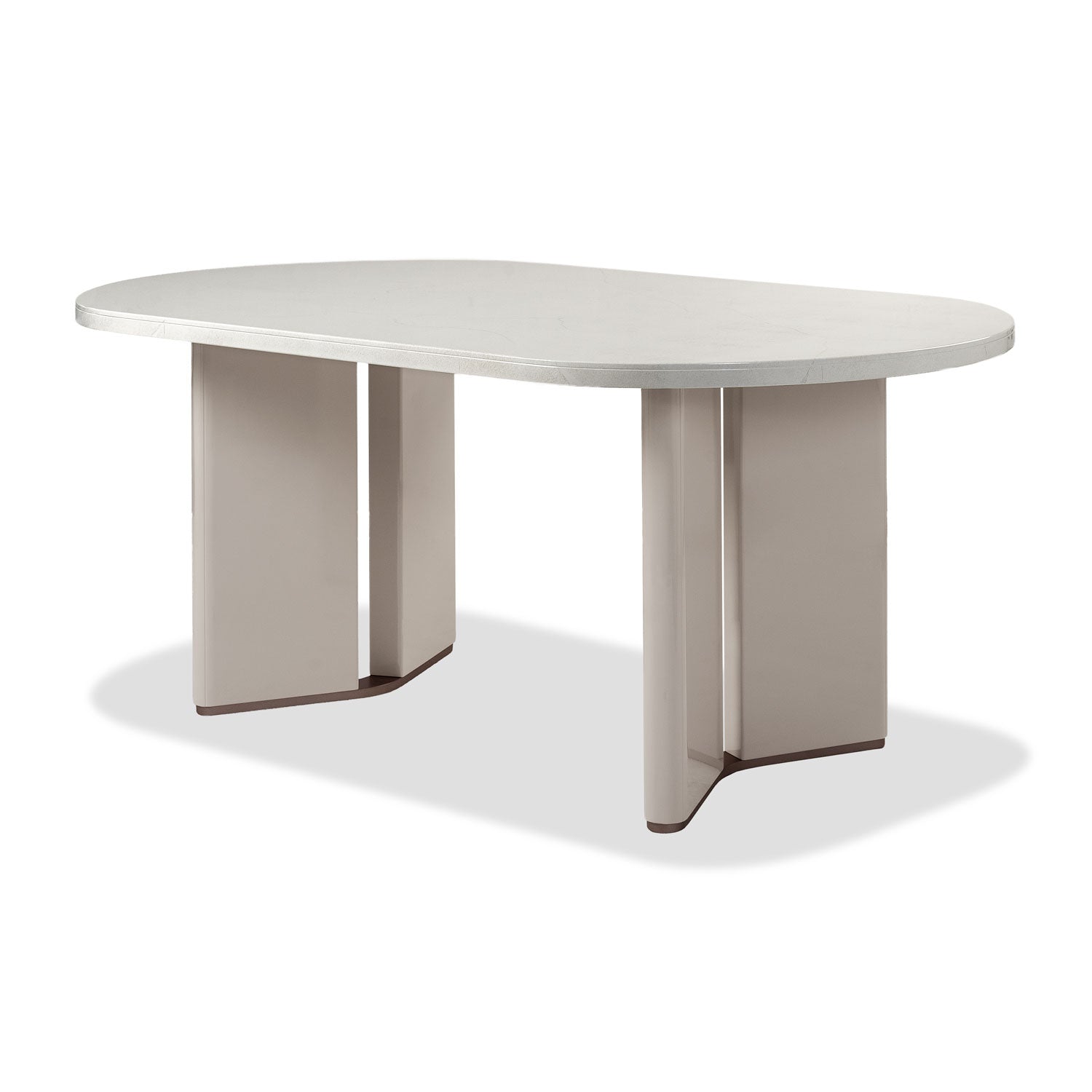 Comedor 6 Puestos Sienna Velvet Provenza Vainilla, Capuchino.