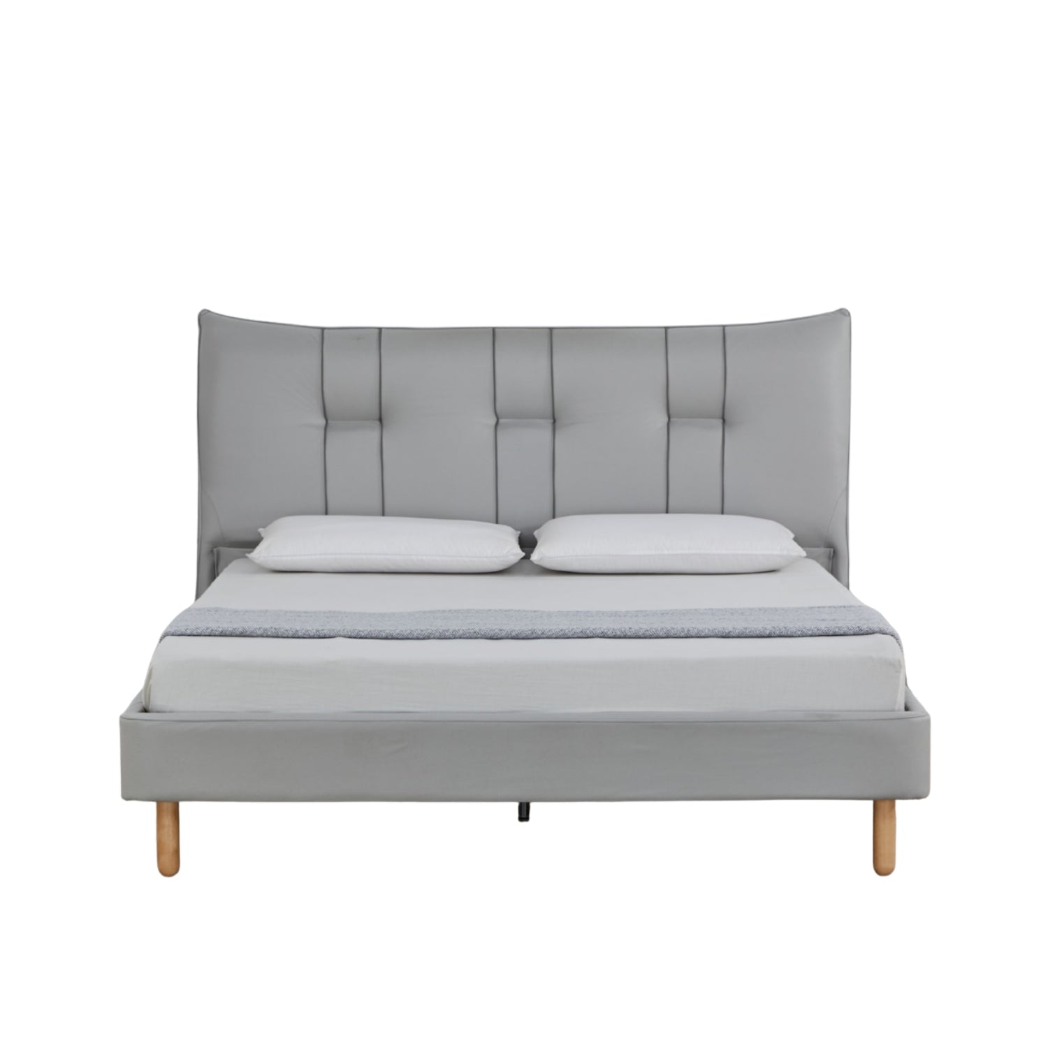 Cama Queen Kenzo Plomo