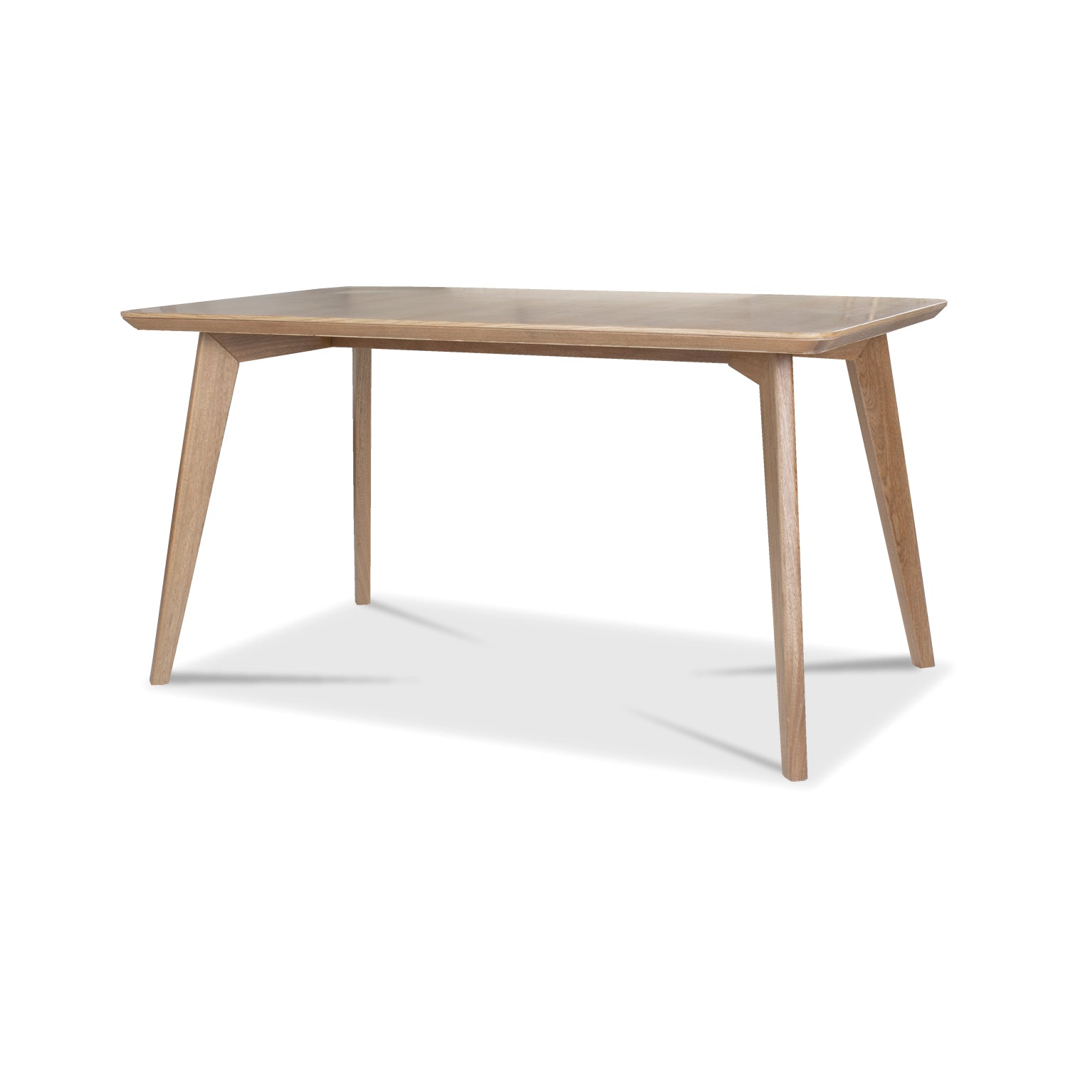 Comedor 6 Puestos Camille Eurocuero Marbella Marfil, Natural