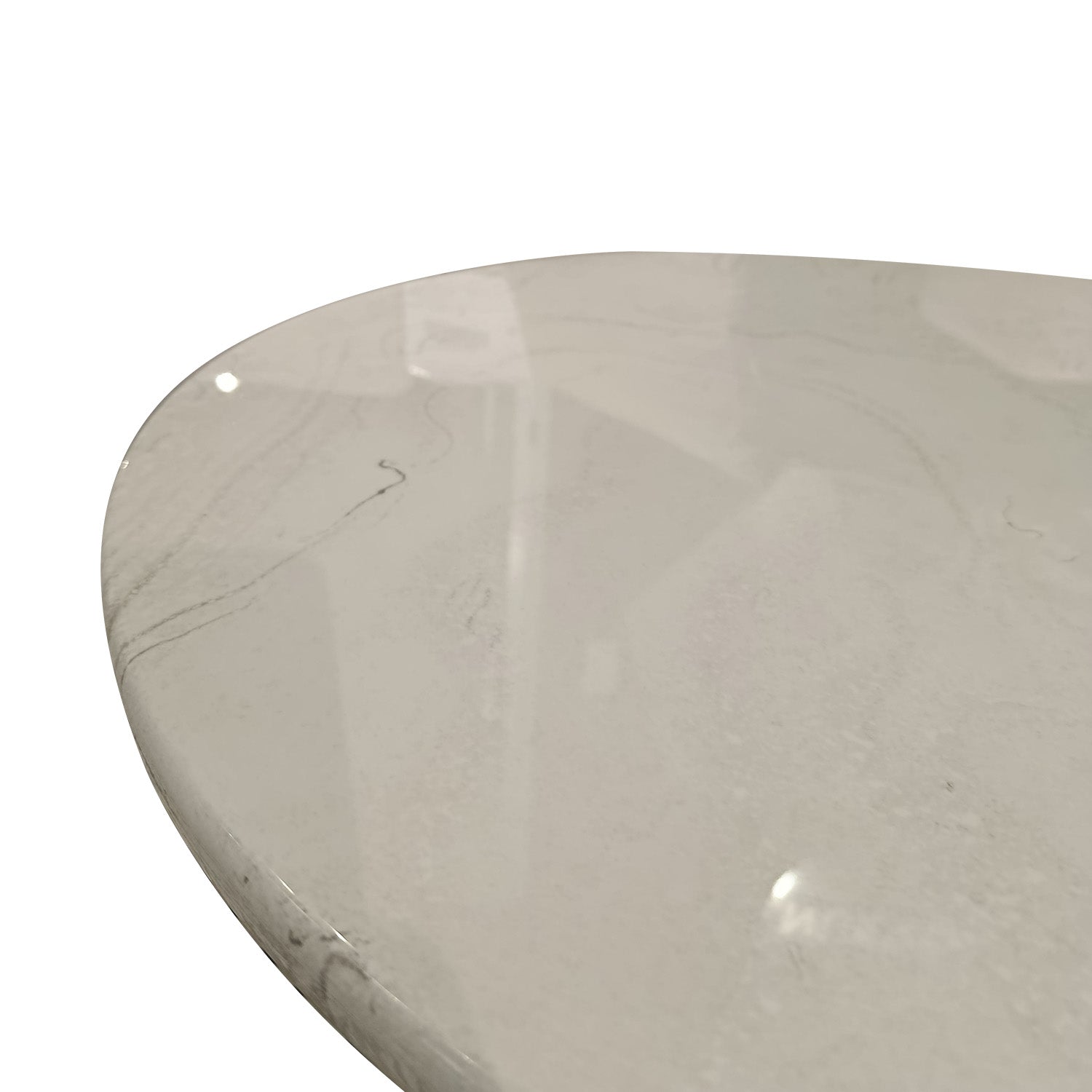 Mesa De Centro Jansen Gris, Marmolado