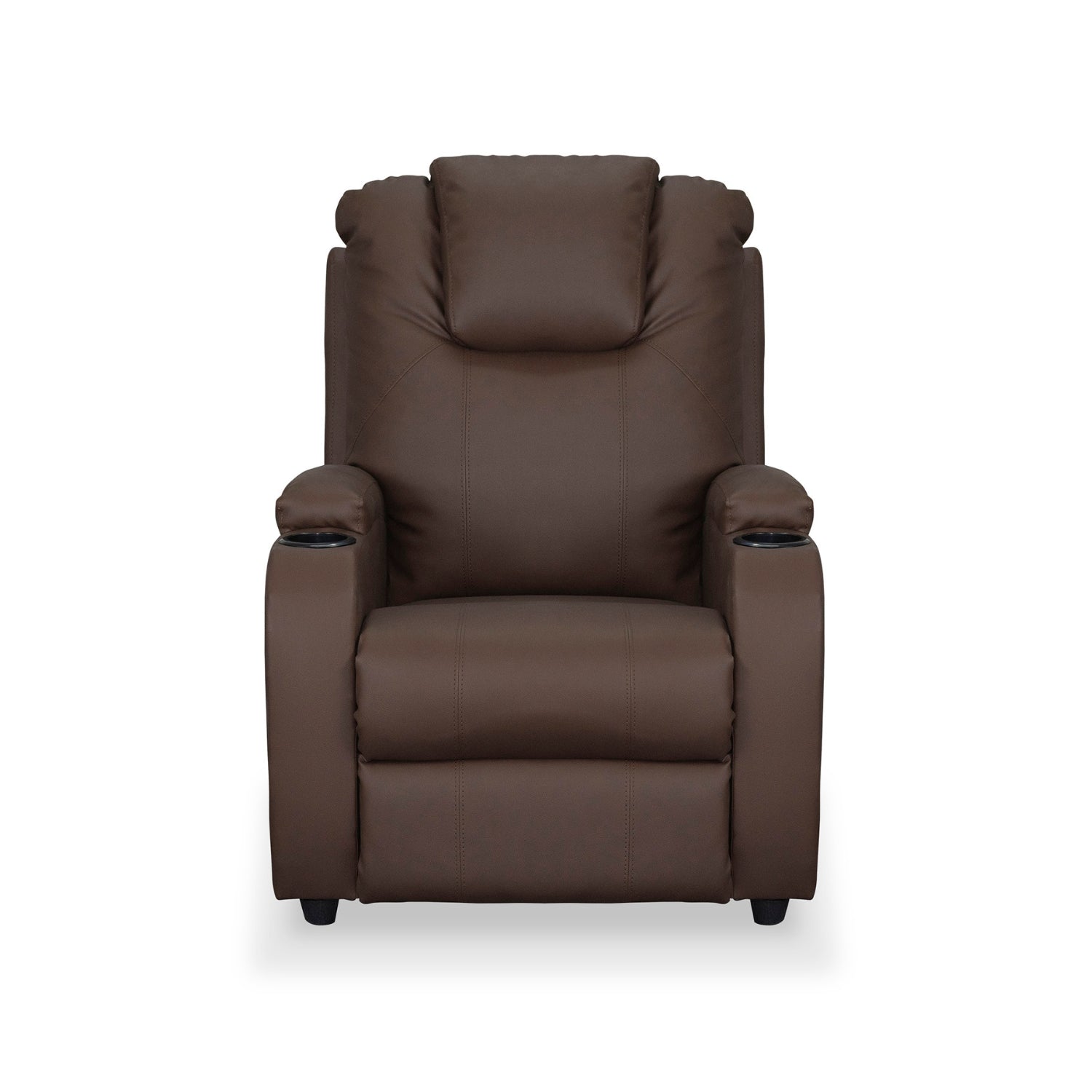 Sillón Reclinable Matti Eurocuero Marrón