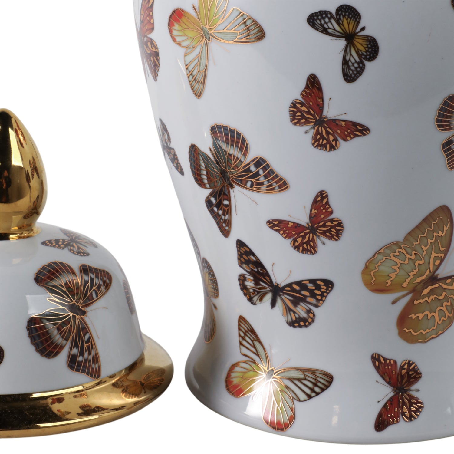 Jarron 46X24X24 Multi Mariposa Lv25
