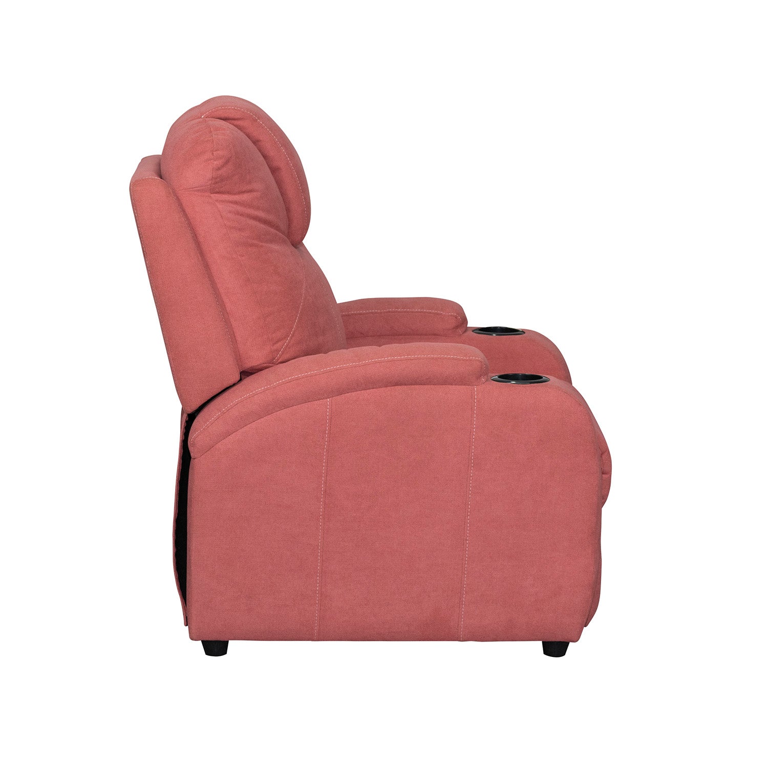 Sillón Reclinable Matti Microfibra Rosa