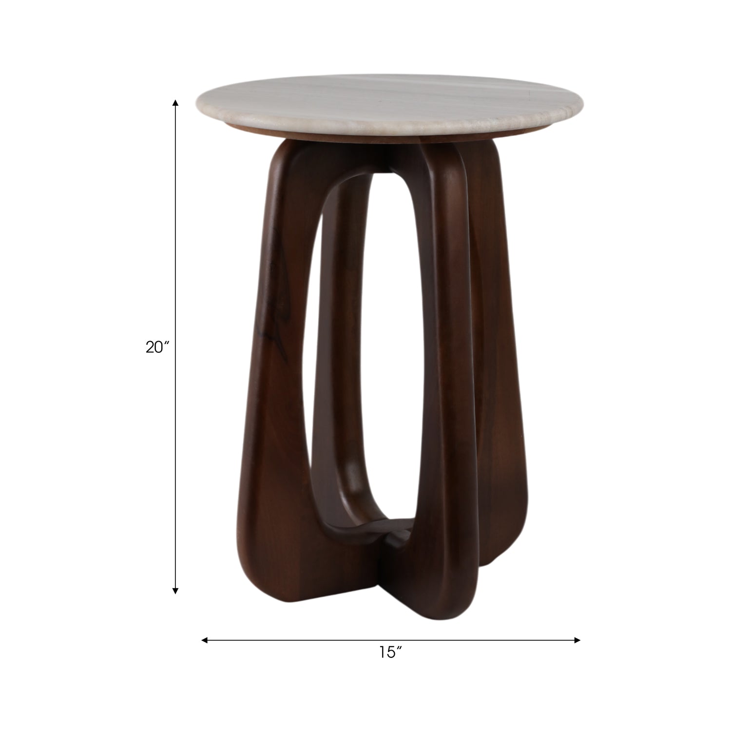 Mesa Auxiliar Boss  Café 50X38 Lv25