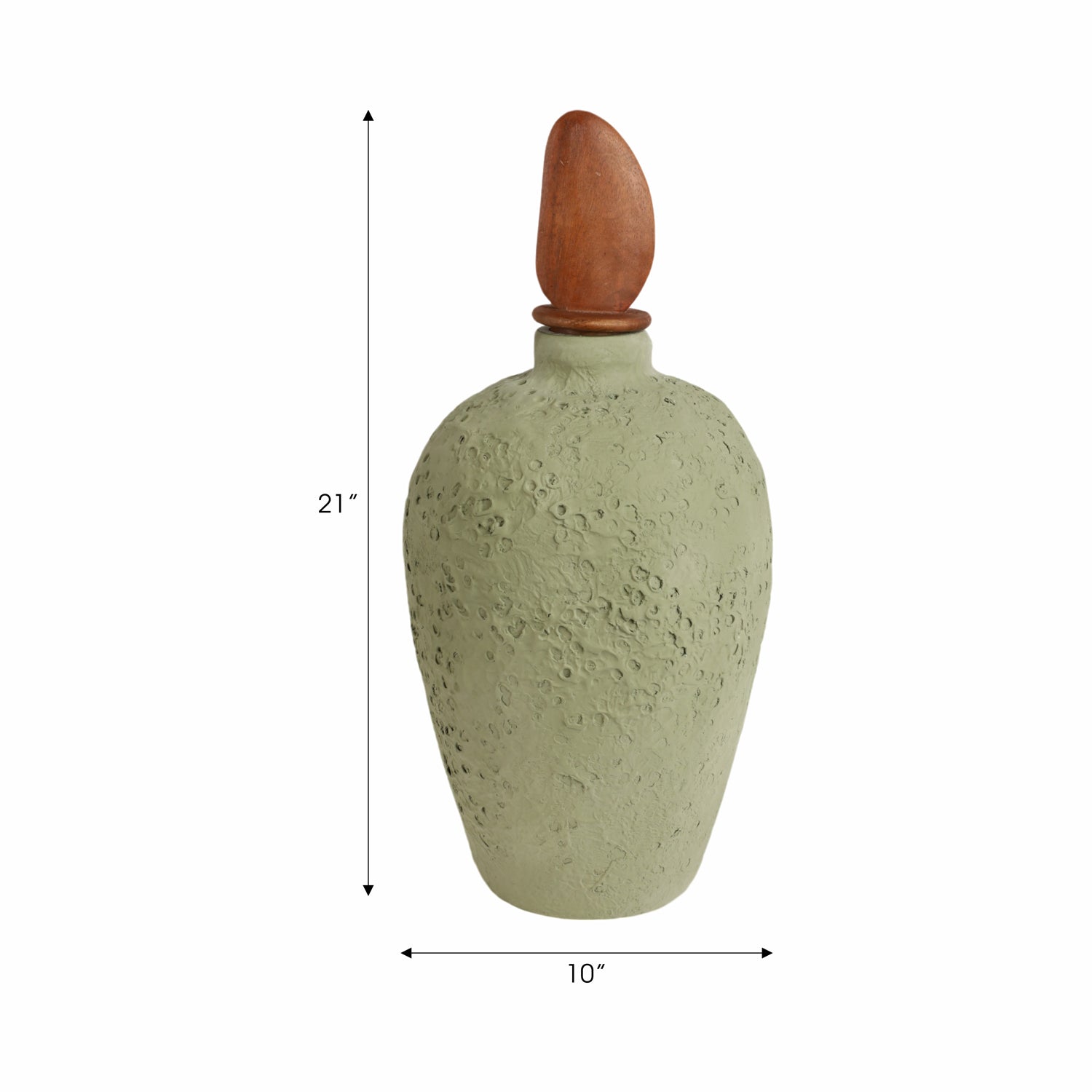 Jarron 53X25X25 Verde Lv25