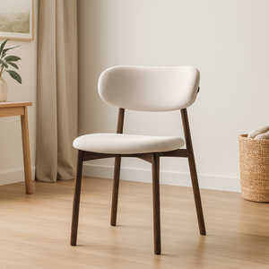 Comedor 4 Puestos Palermo Beige, Natural Oscuro