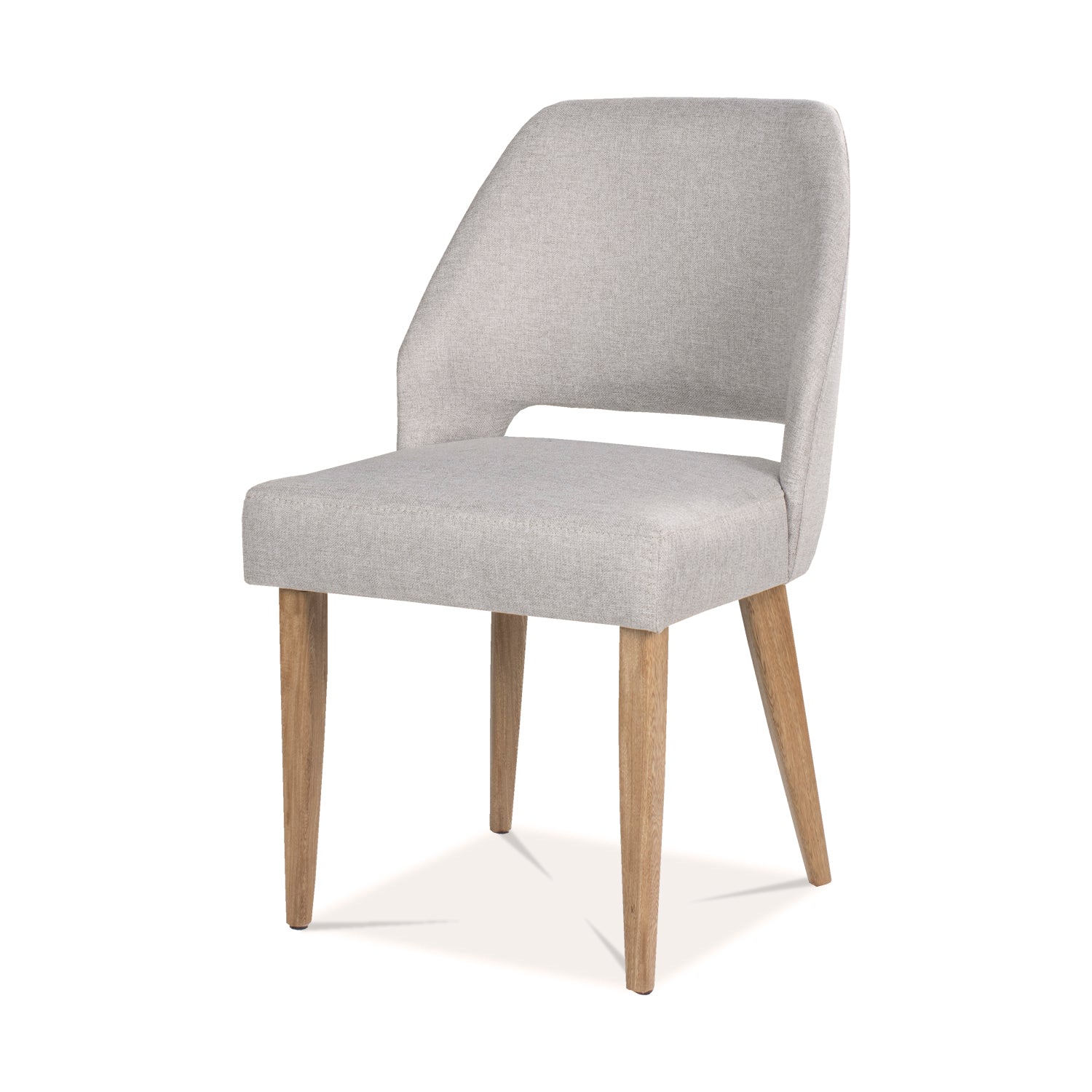 Comedor 4 Puestos Camille Microfibra Icono Taupe, Natural