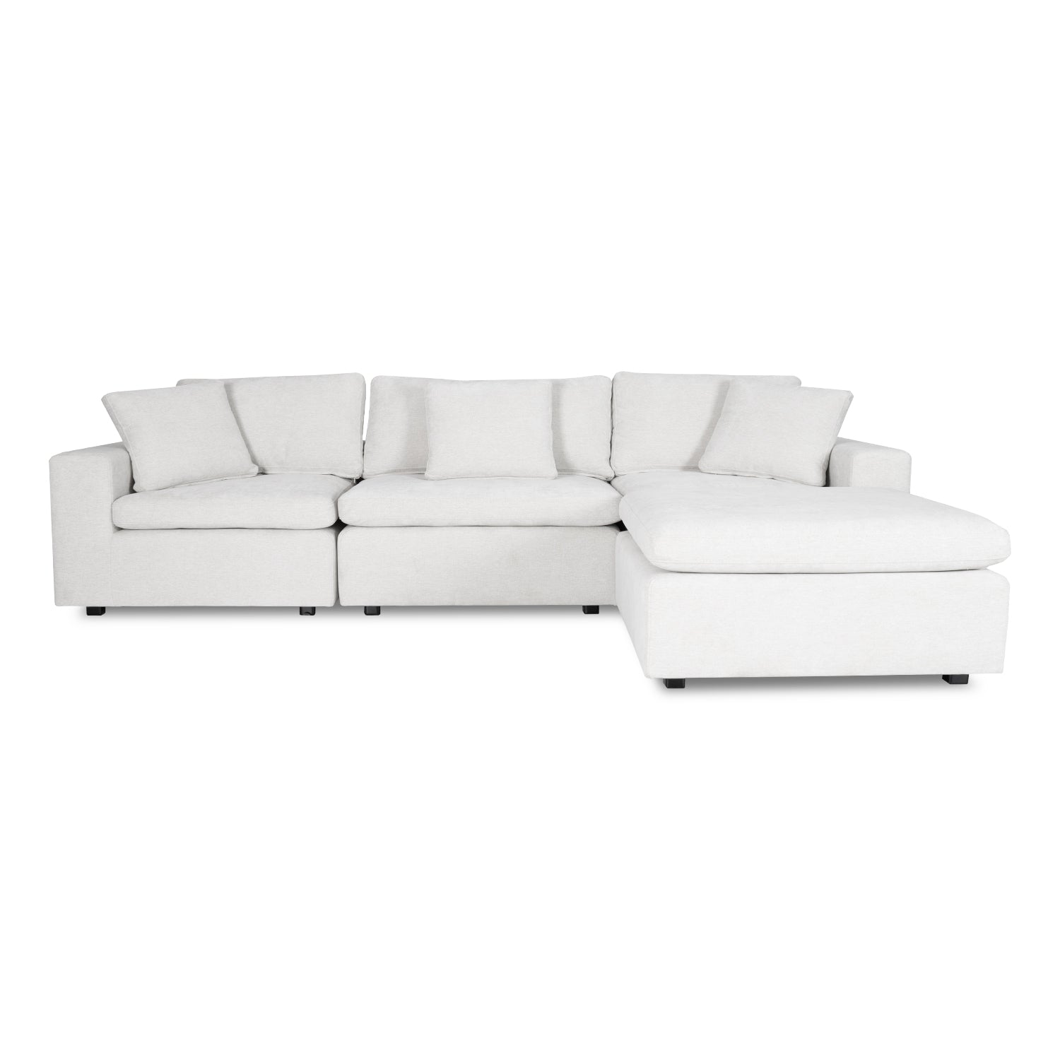 Juego De Sala Creta Chenille Touch Almendra 3 Mts