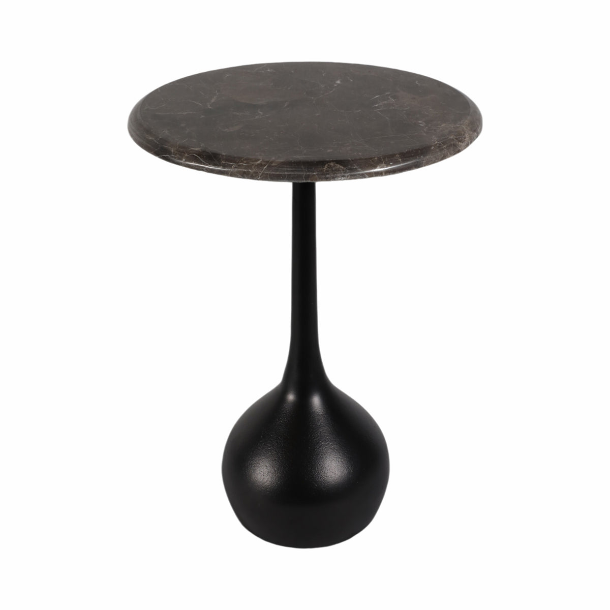 Mesa Auxiliar Dora Negro, Marmol 50X38 Lv25