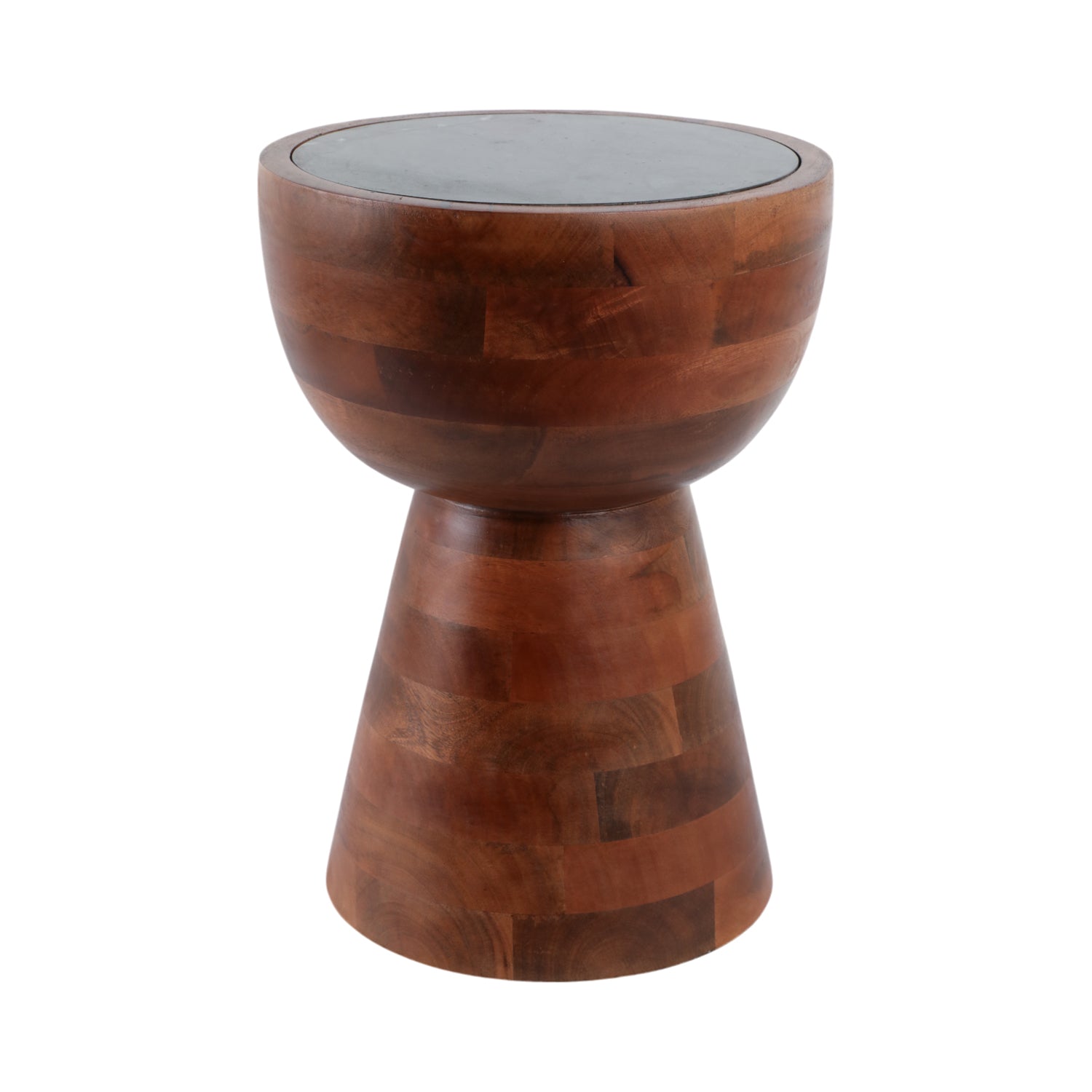 Mesa Auxiliar Emmi Verde, Natural 45X33 Lv25