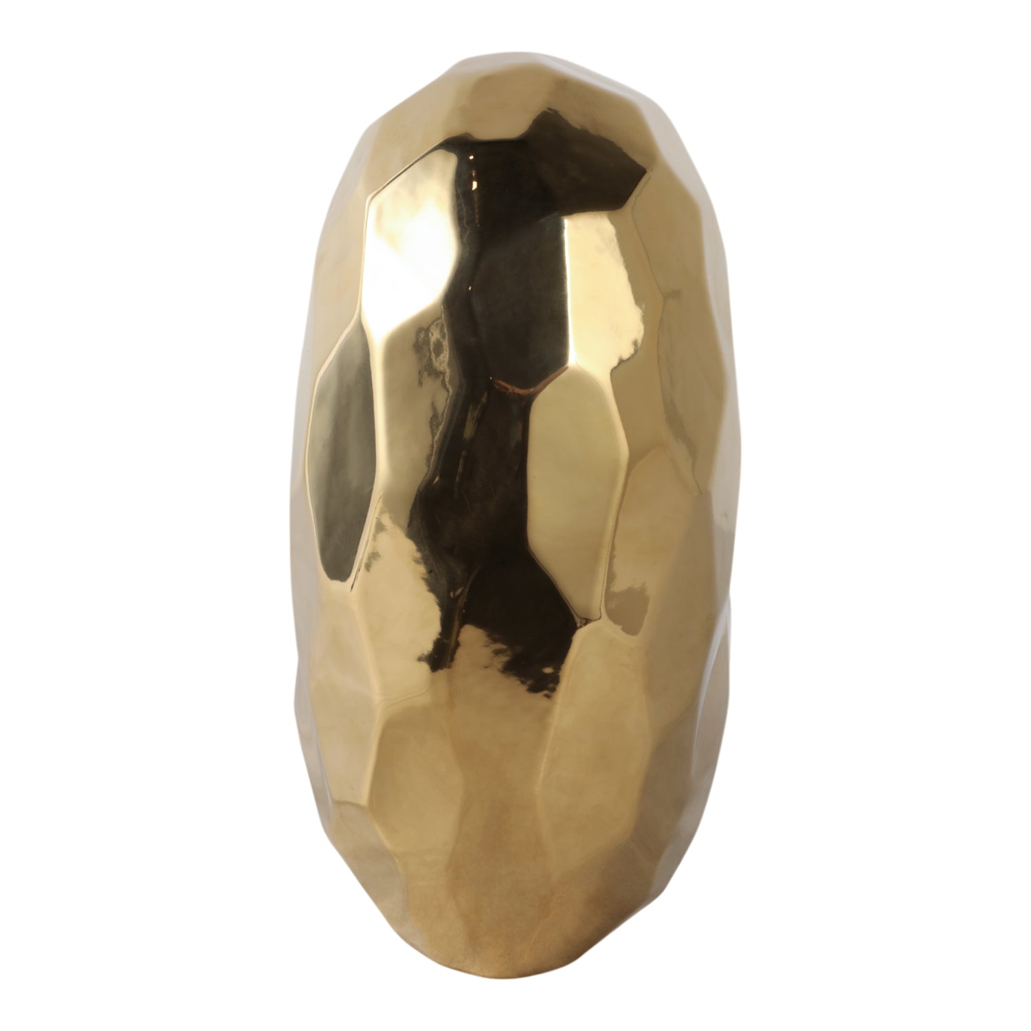 Figura 27X27X12 Dorado Corazon Lv25