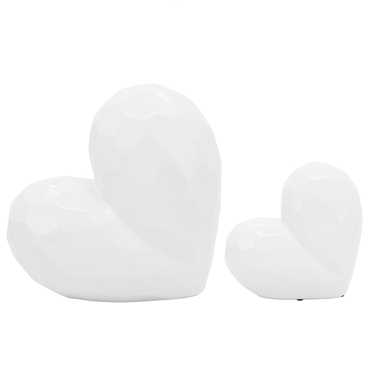 Figura 20X20X7 Blanco Corazon Lv25