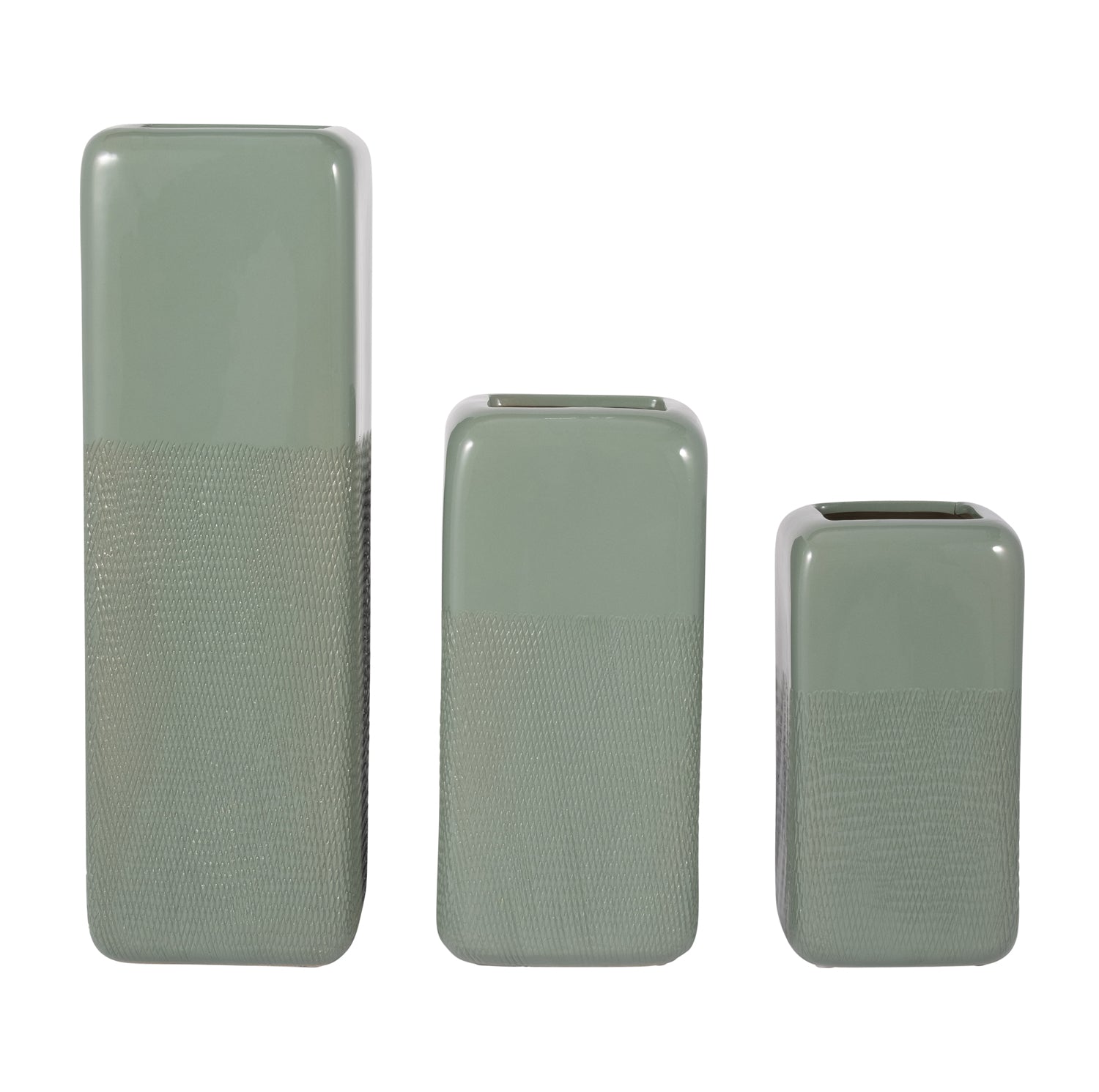 Jarron 45X15X15 Verde Lv25