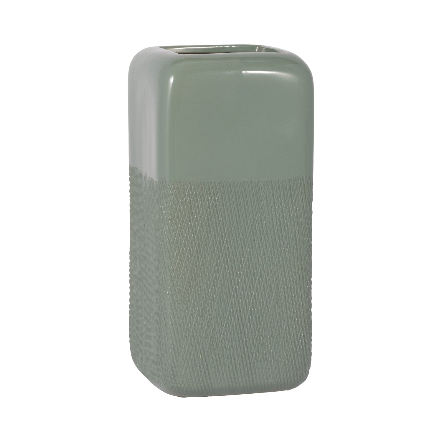 Jarron 30X15X15 Verde Lv25