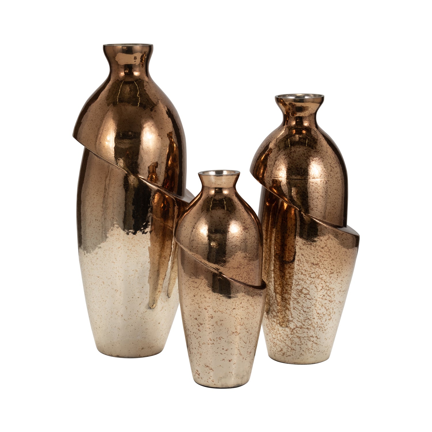 Jarron 40X17X17 Bronce Lv25