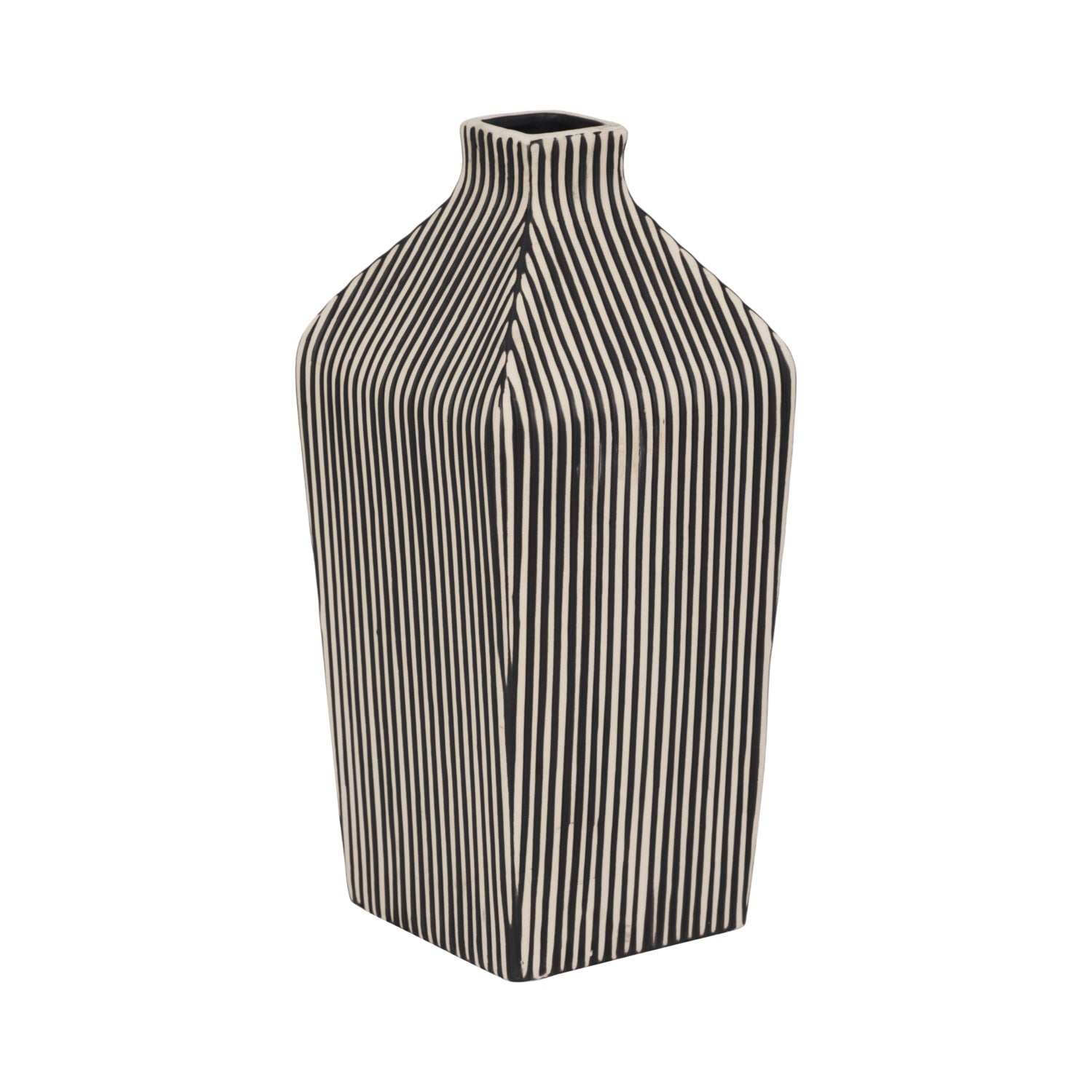 Jarron 27X12X12 Negro Lv25