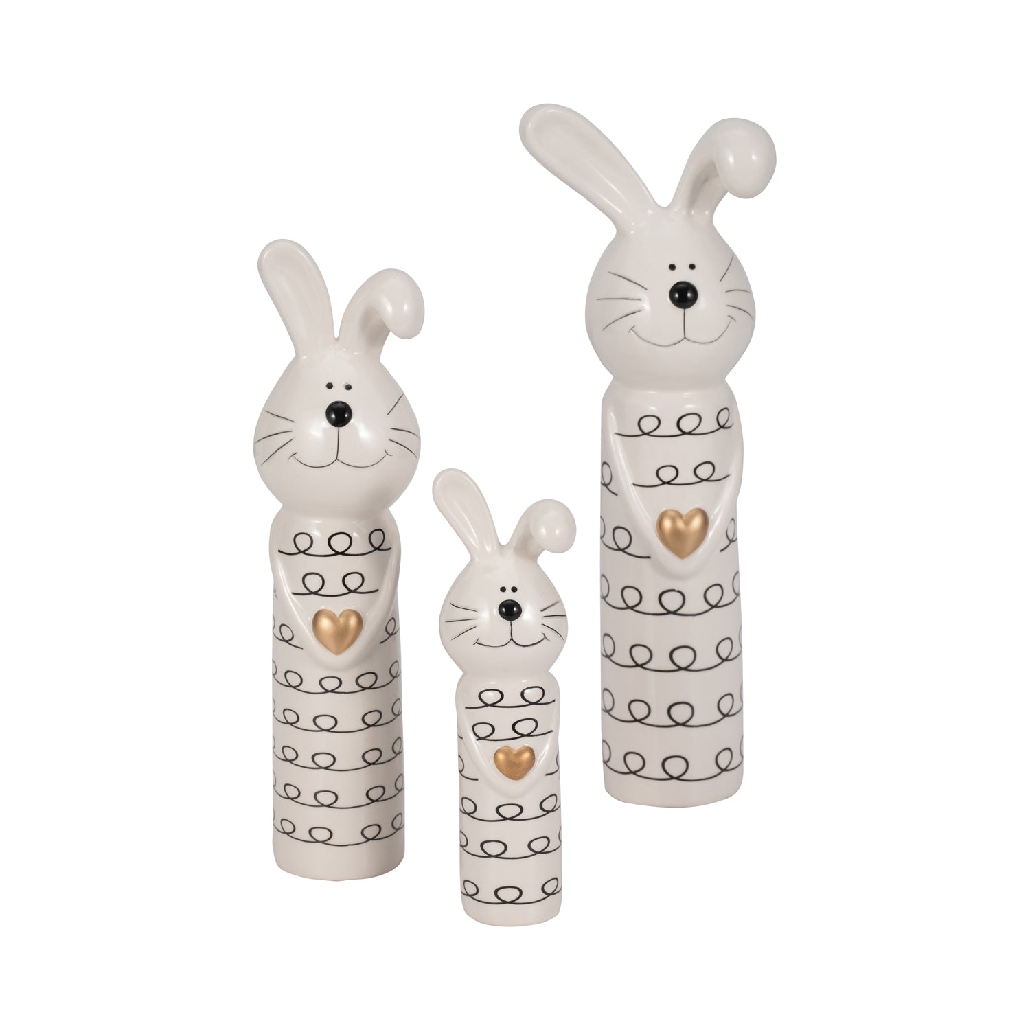 Figura 30X10X7 Beige Conejo Lv25