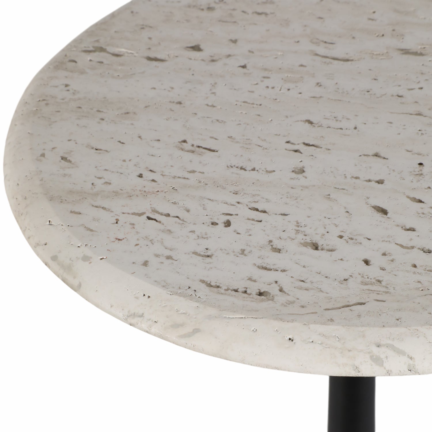 Mesa Auxiliar Dora Negro, Piedra 50X38  Lv25