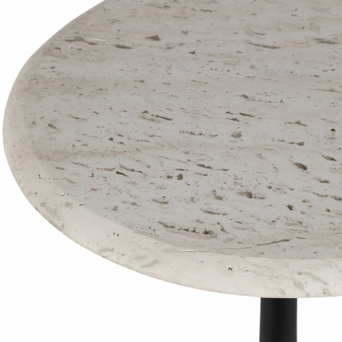 Mesa Auxiliar Dora Negro, Piedra 50X38  Lv25