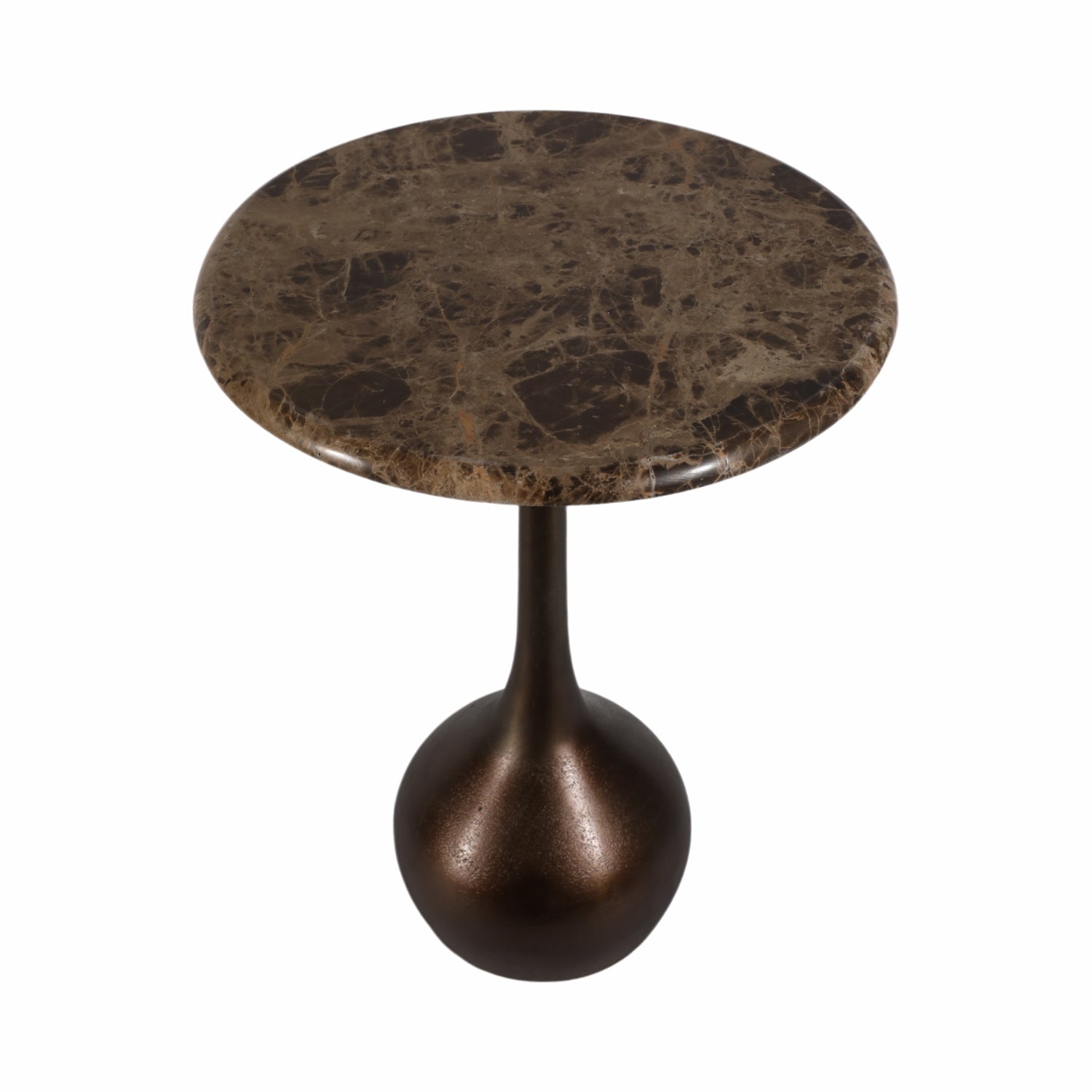 Mesa Auxiliar Olive Café Marmol 50X38 Lv25