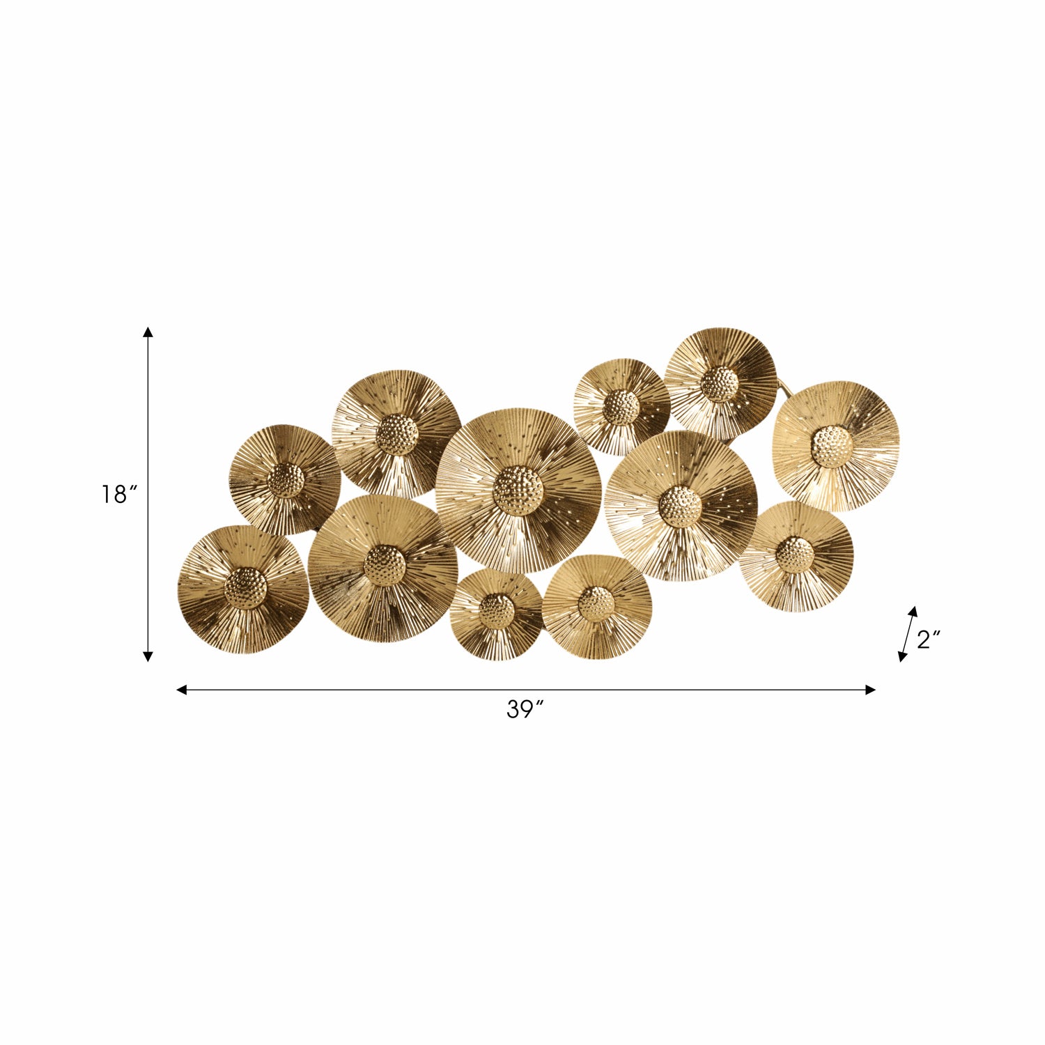 Aplique 45X99X5 Dorado Lv25
