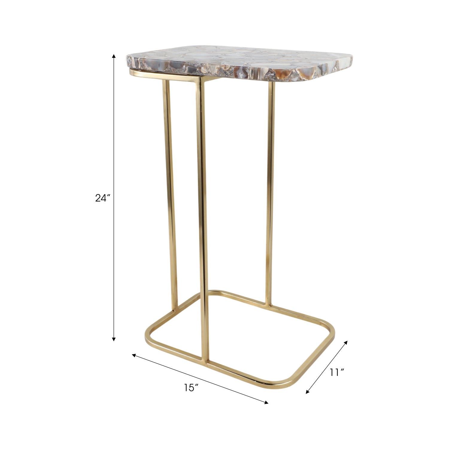 Mesa Auxiliar Casal Piedra Agata 60X38 Lv25