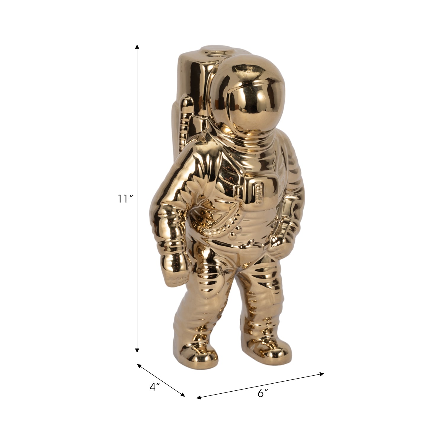 Figura 27X15X10 Dorado Astro Lv25