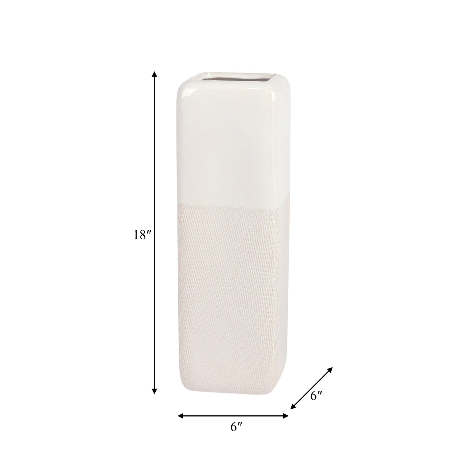 Jarron 45X15X15 Beige Lv25