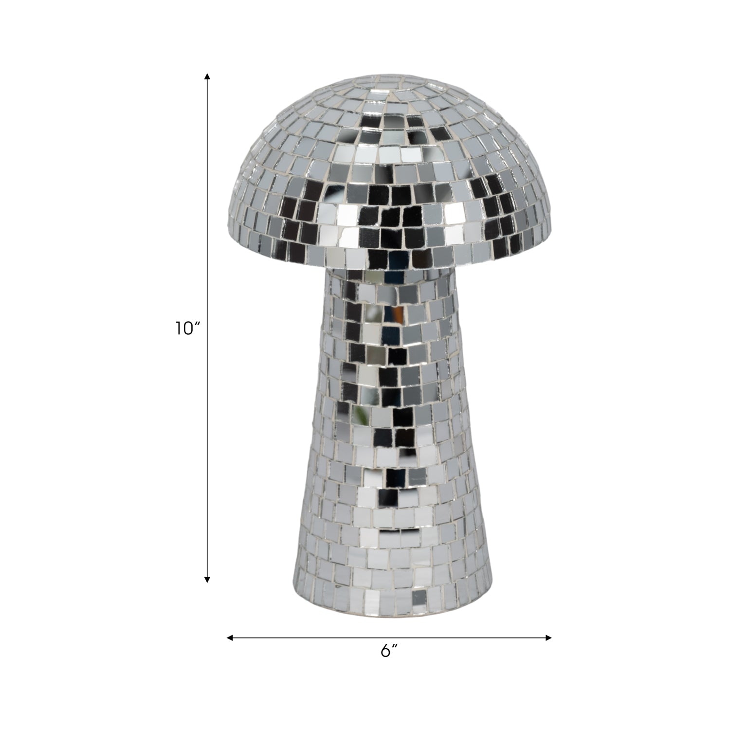 Figura 25X15X15 Silver Hongo Lv25