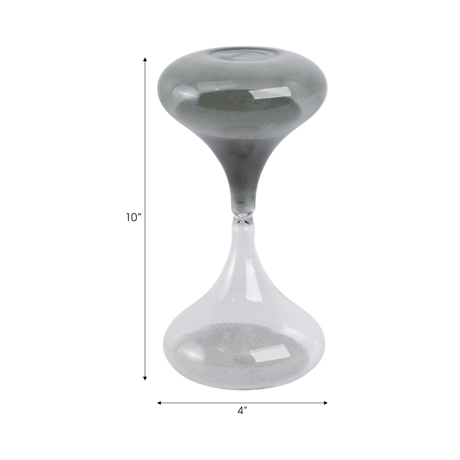 Figura 20X10X10 Gris Reloj Lv25