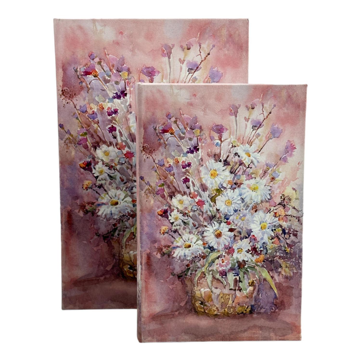 Cajas 33X22X7 Libro Flower Setx2 F243