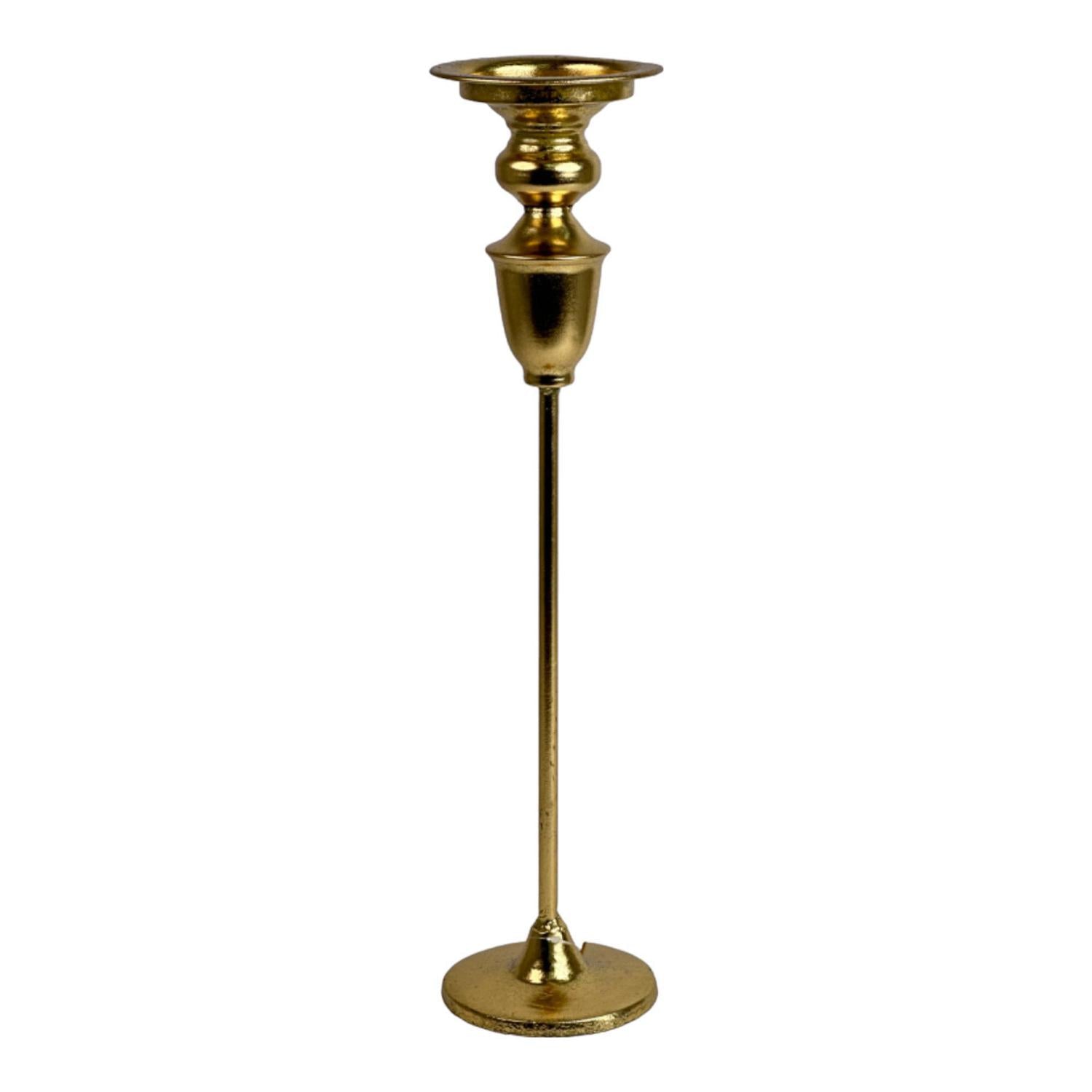 Candelabro11X11X48.5 Vintage Dorado F243
