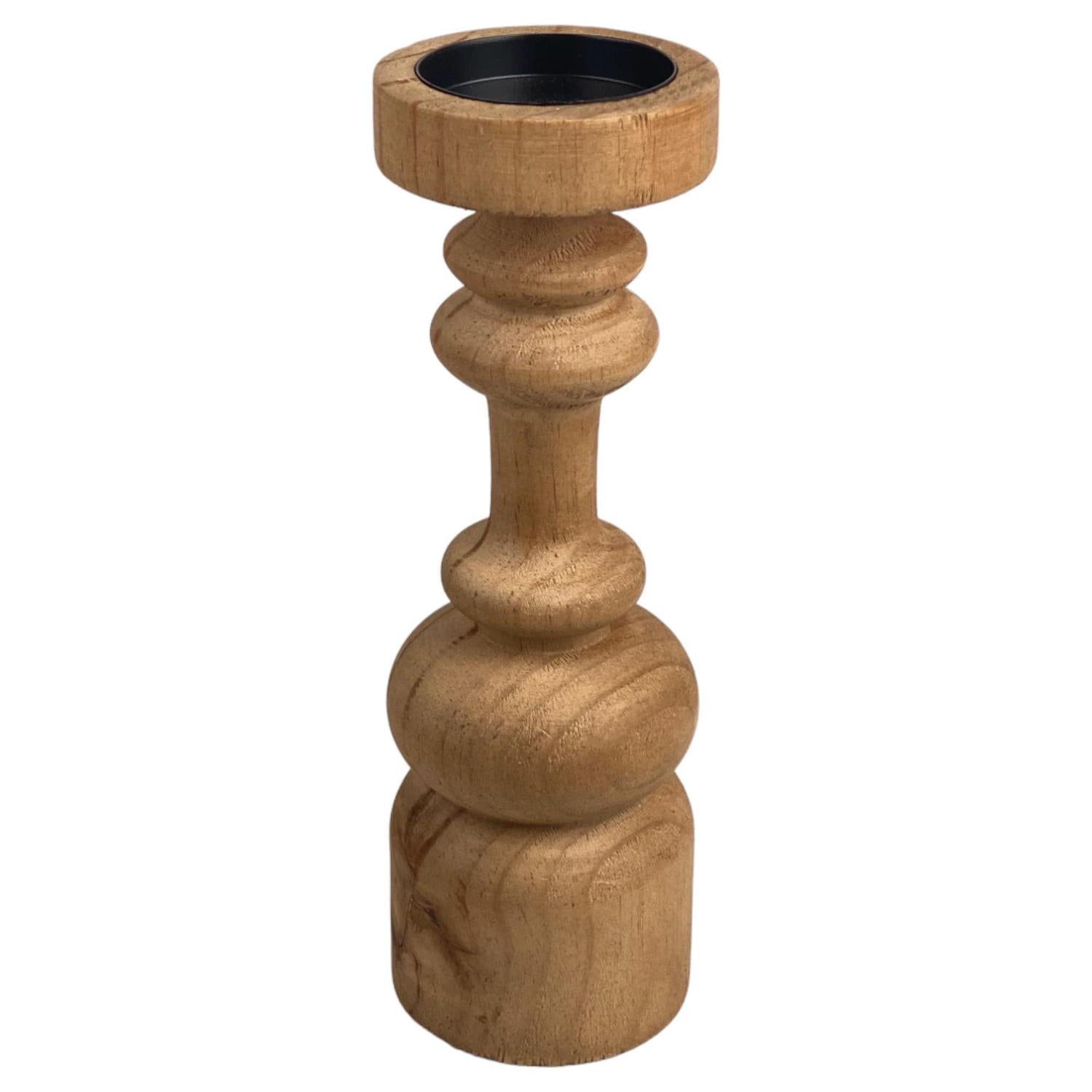 Candelabro 8.3X8.3X25.5 Chubby Ocre F243