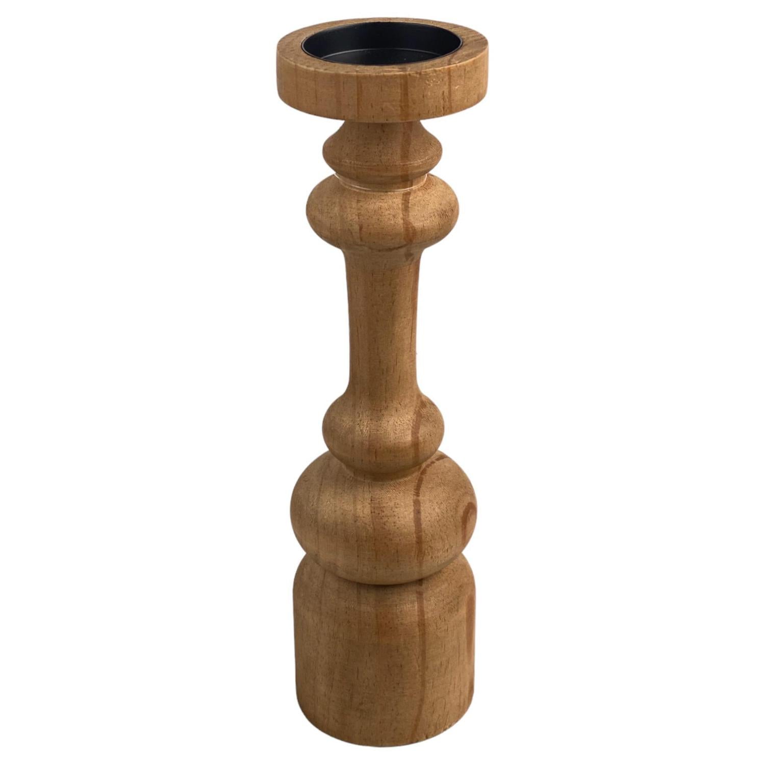 Candelabro 8.3X8.3X30 Chubby Ocre F243