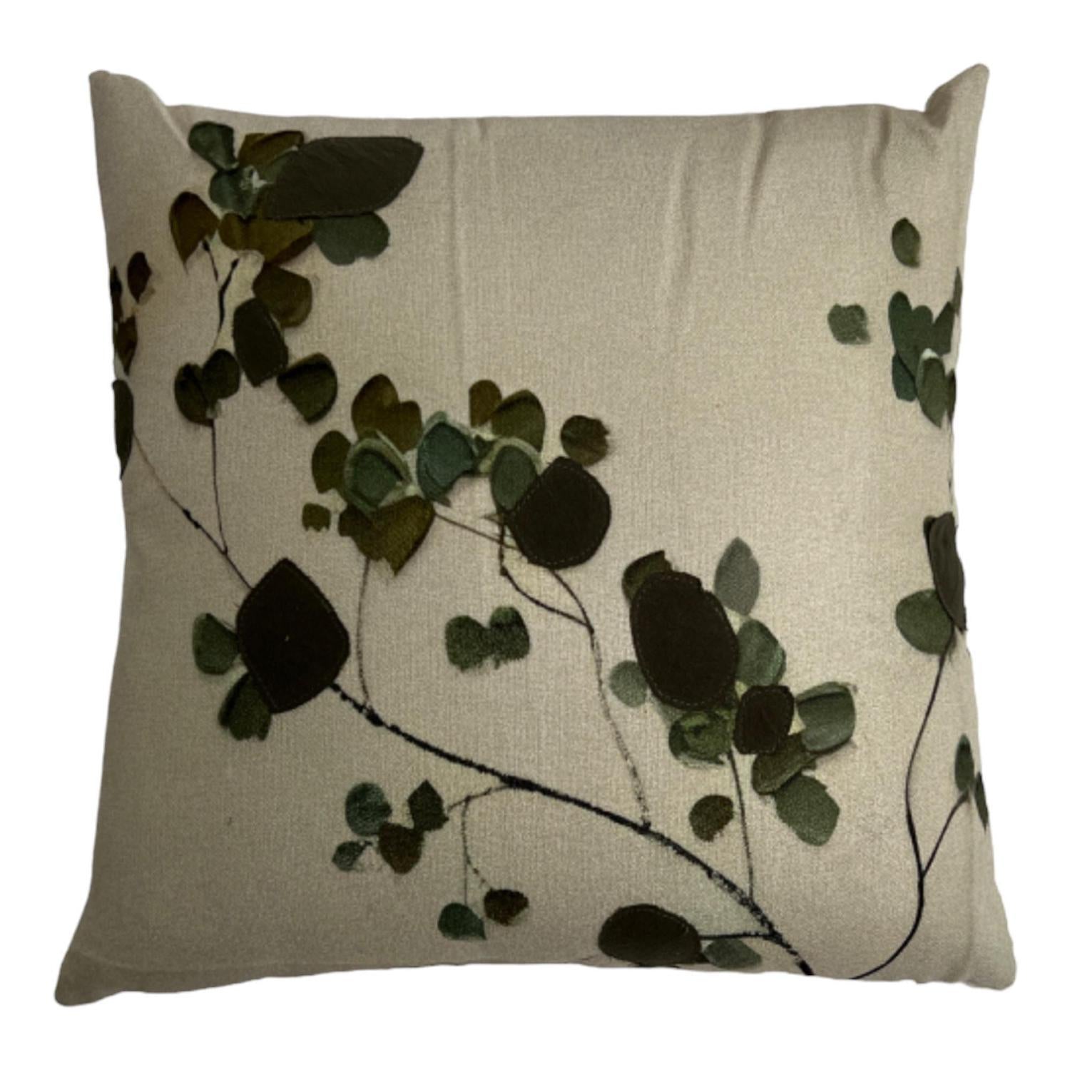 Cojin 45X45 Eucalipto Verde F243