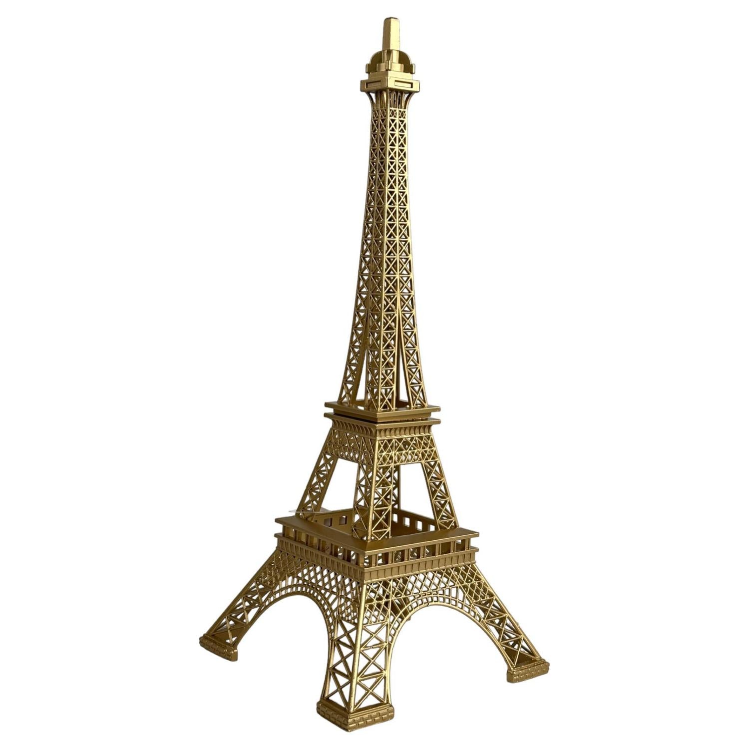 Figura 15X15X38 Dorado Torre Eiffel F243