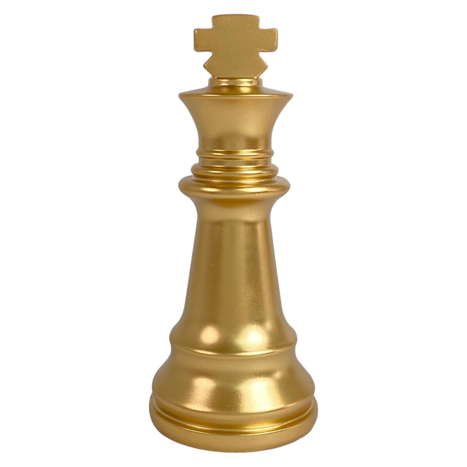 Figura 9.8X9.8X22.5 Oro Ajedrez Rey F243