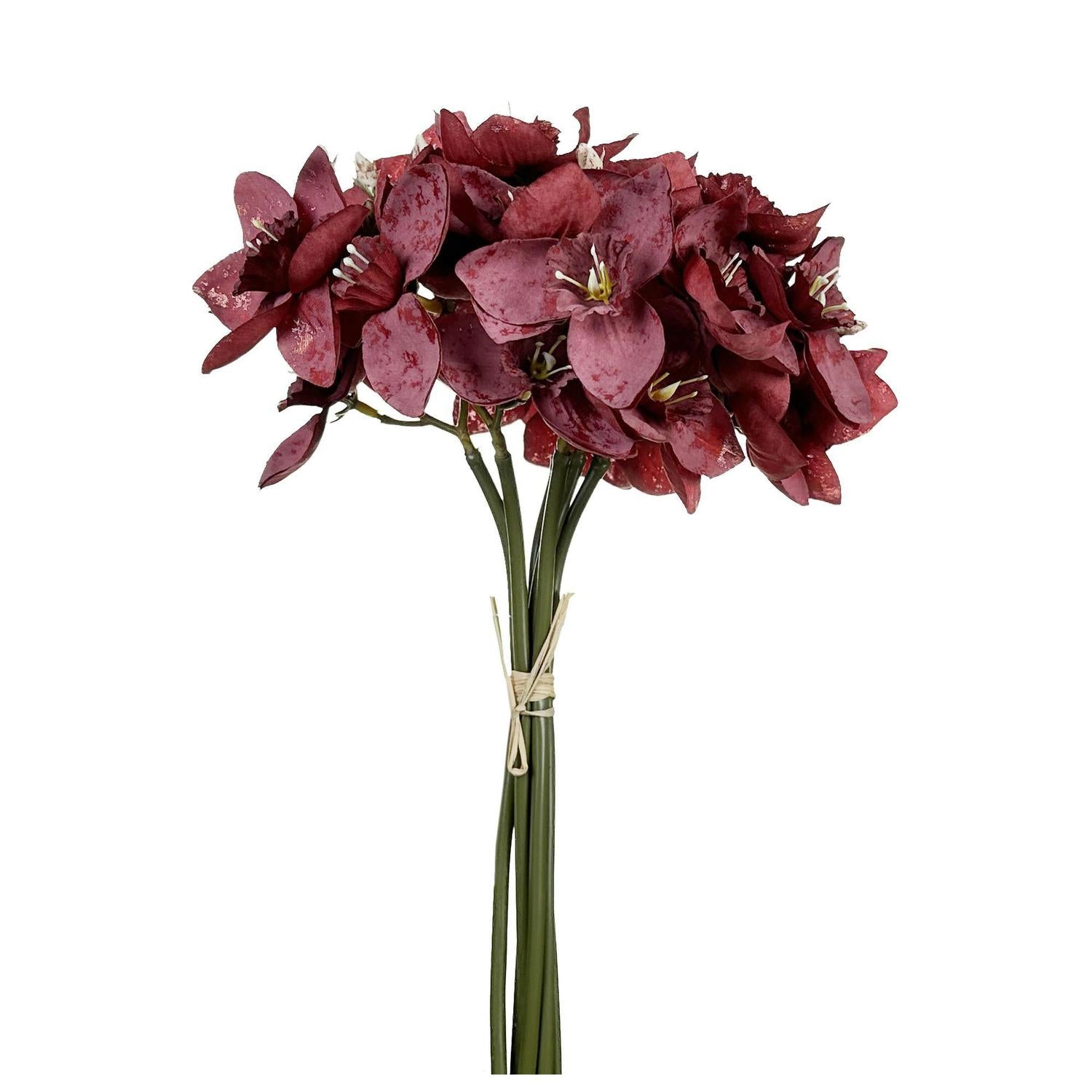 Flores Y Hojas 33X33 Ramo Rojo F243