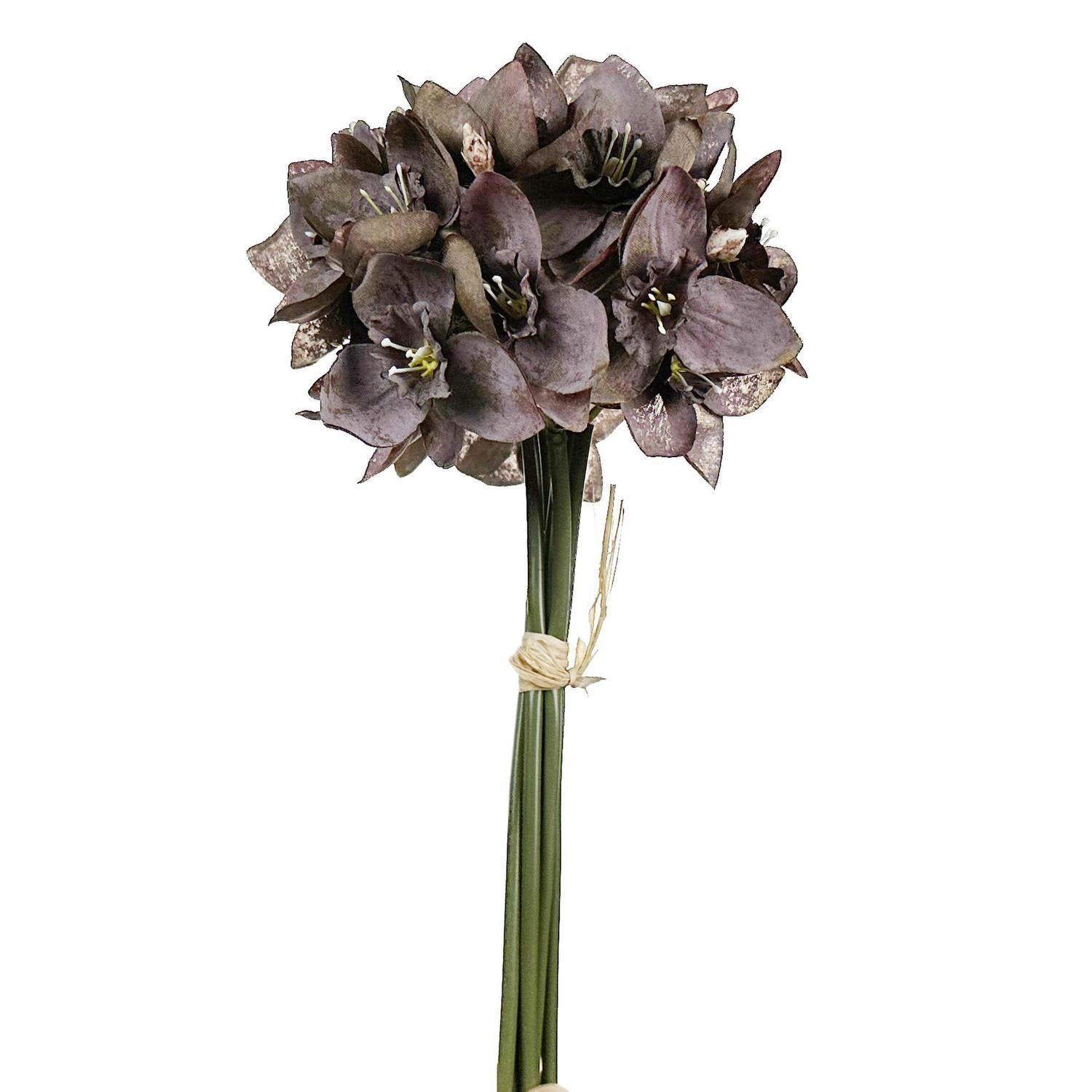 Flores Y Hojas Sueltas 33X33 Morado F243