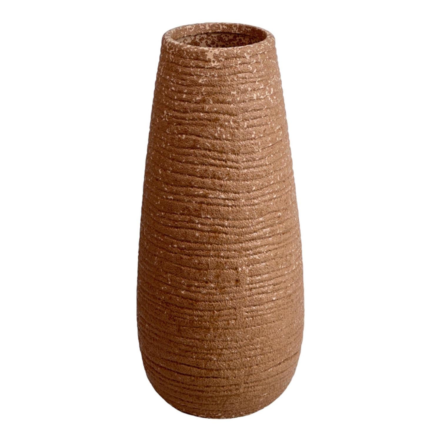 Jarron  14.50X14.50X32 Textur Ocre F243